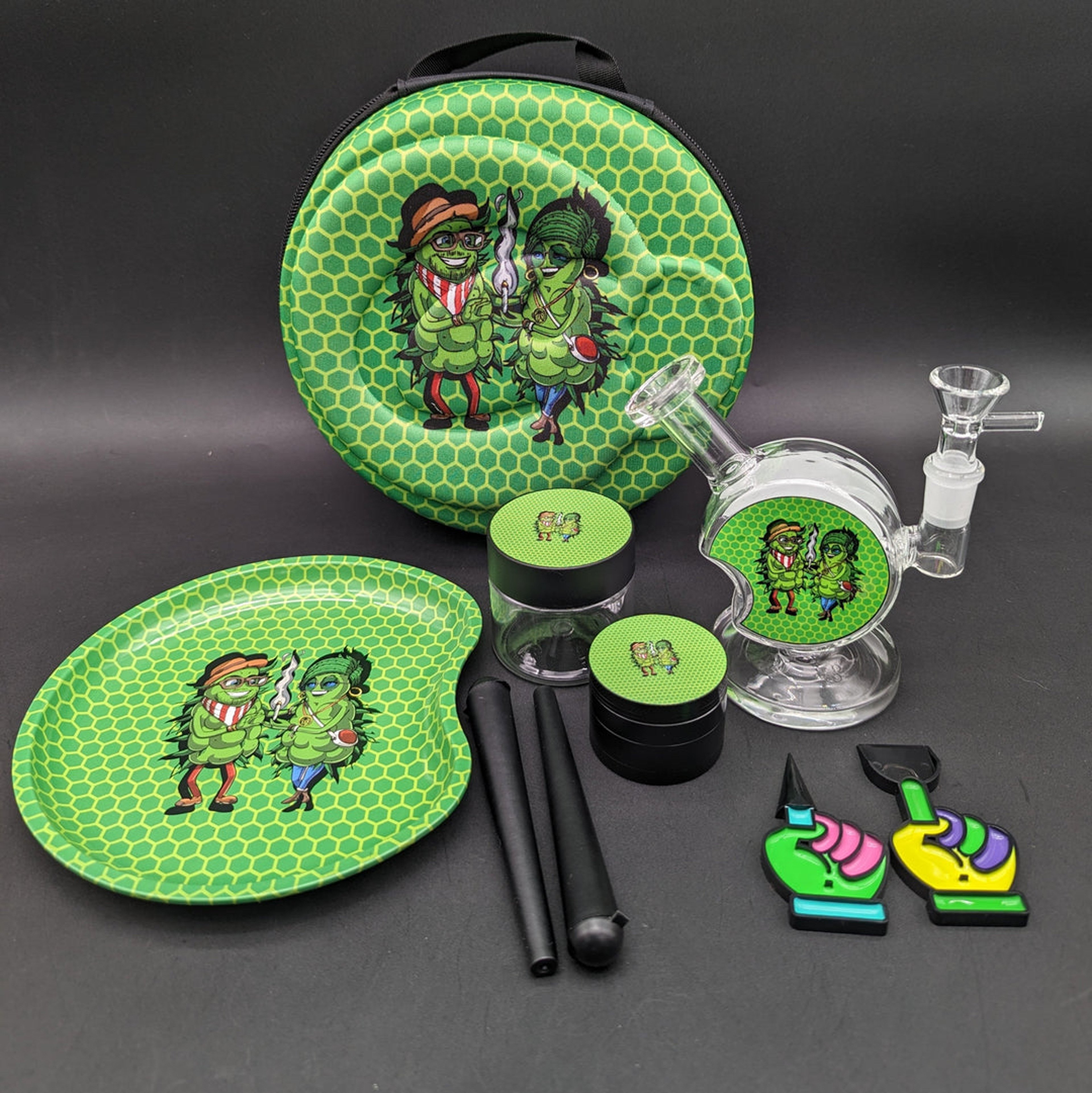 Preview pic of COOKIES ROUND SMOKING KIT WITH CASE