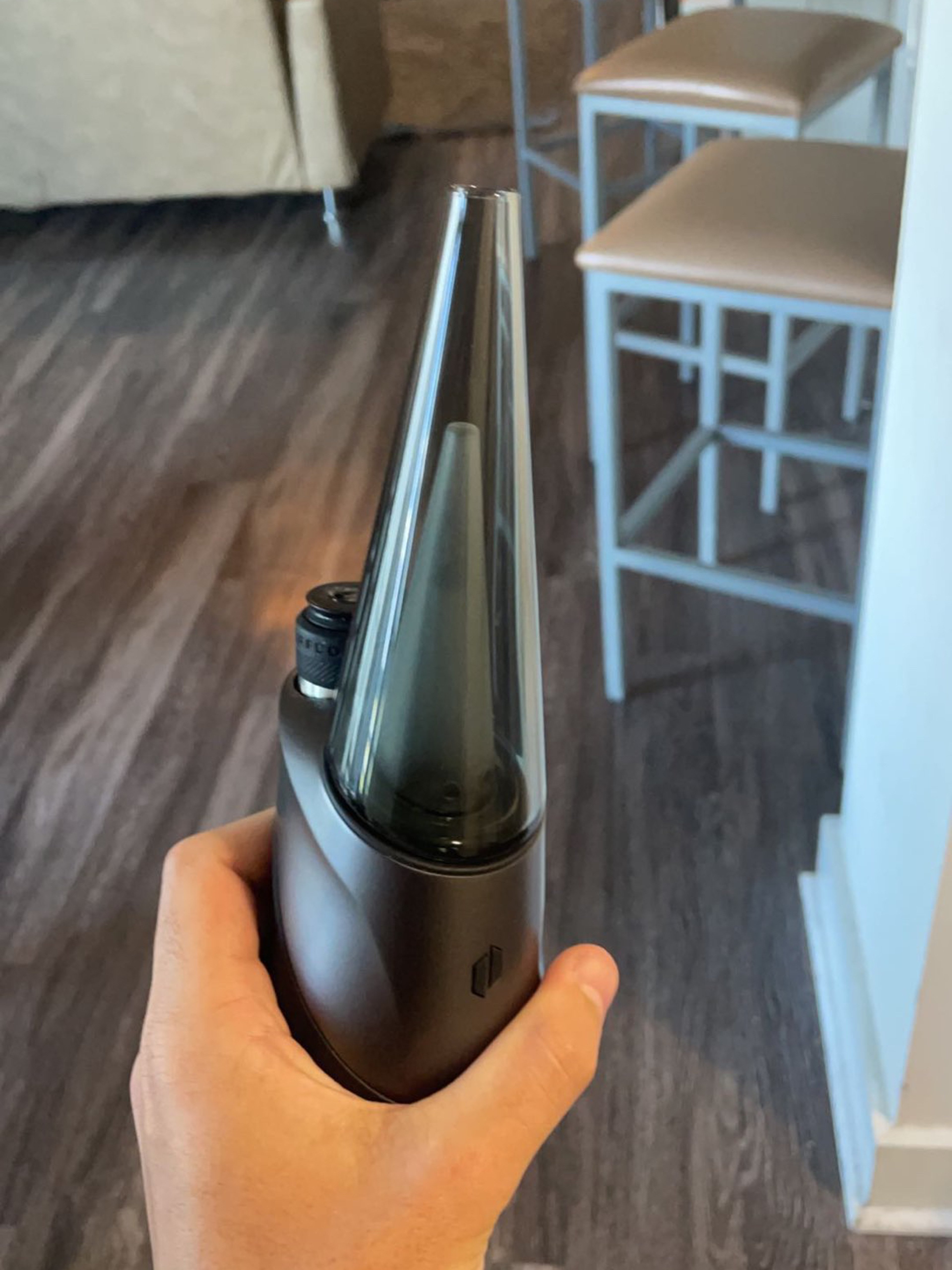 Preview pic of Puffco Peak Pro/Custom smoked black Glass piece