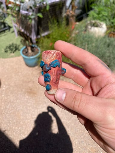 Preview pic of Blue man short face chillum