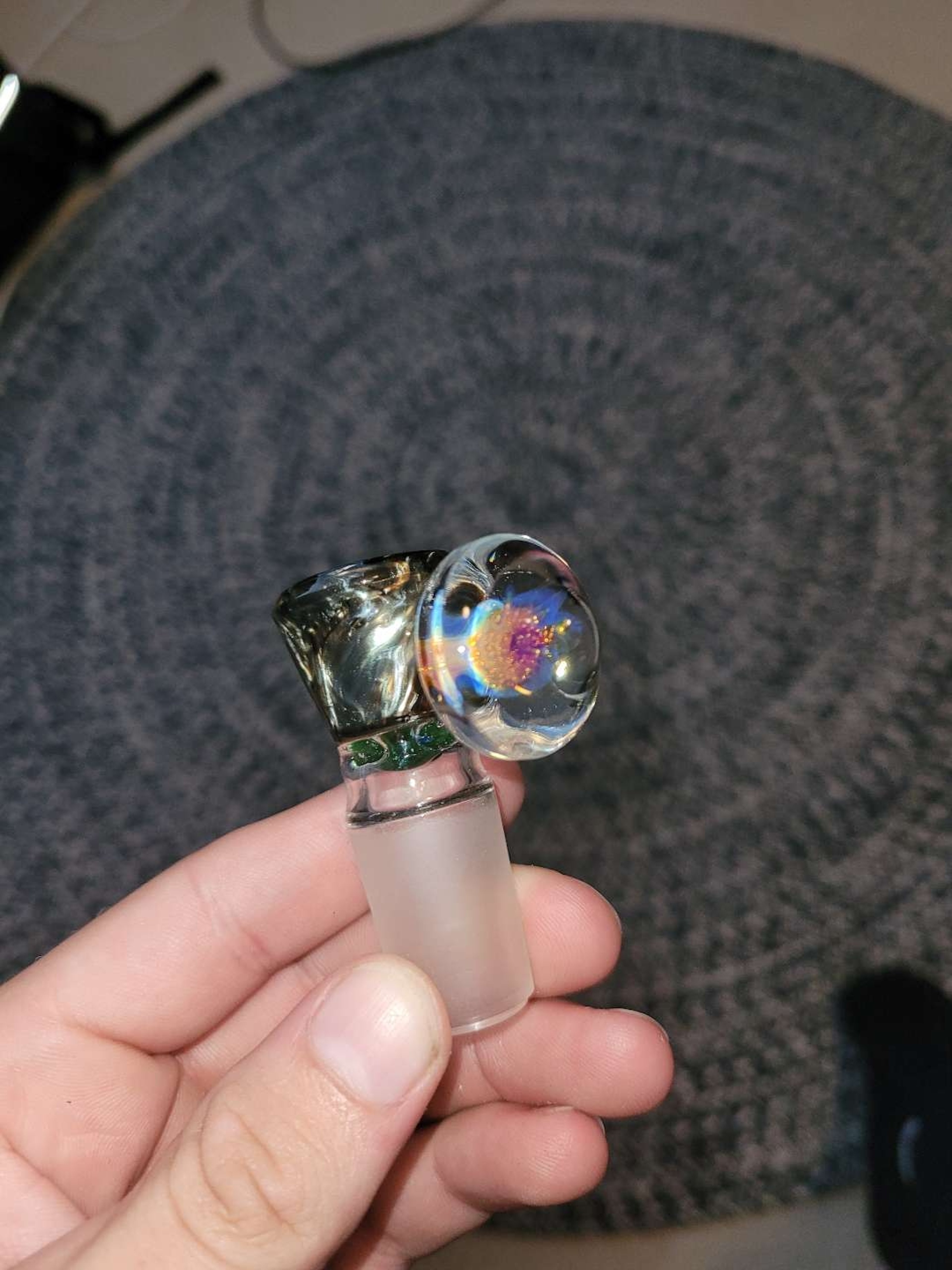 Preview pic of Implosion electrum slide green stardust screen 18mm