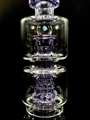 Preview pic of Purple Opal Accented Mushroom Perc Puffco Top