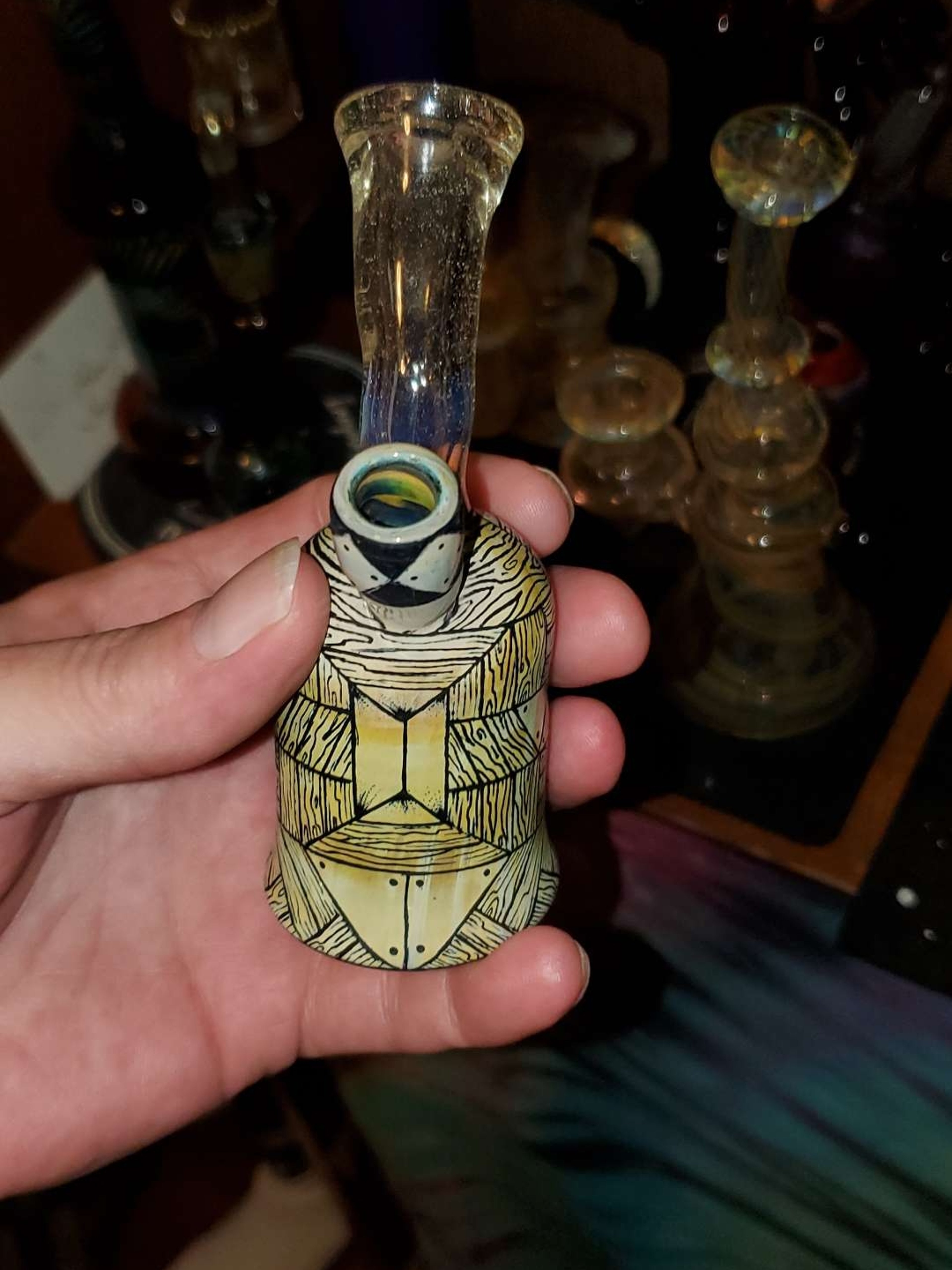 Preview pic of 2016 Sugar Shack Glass 10mm mini banger hanger