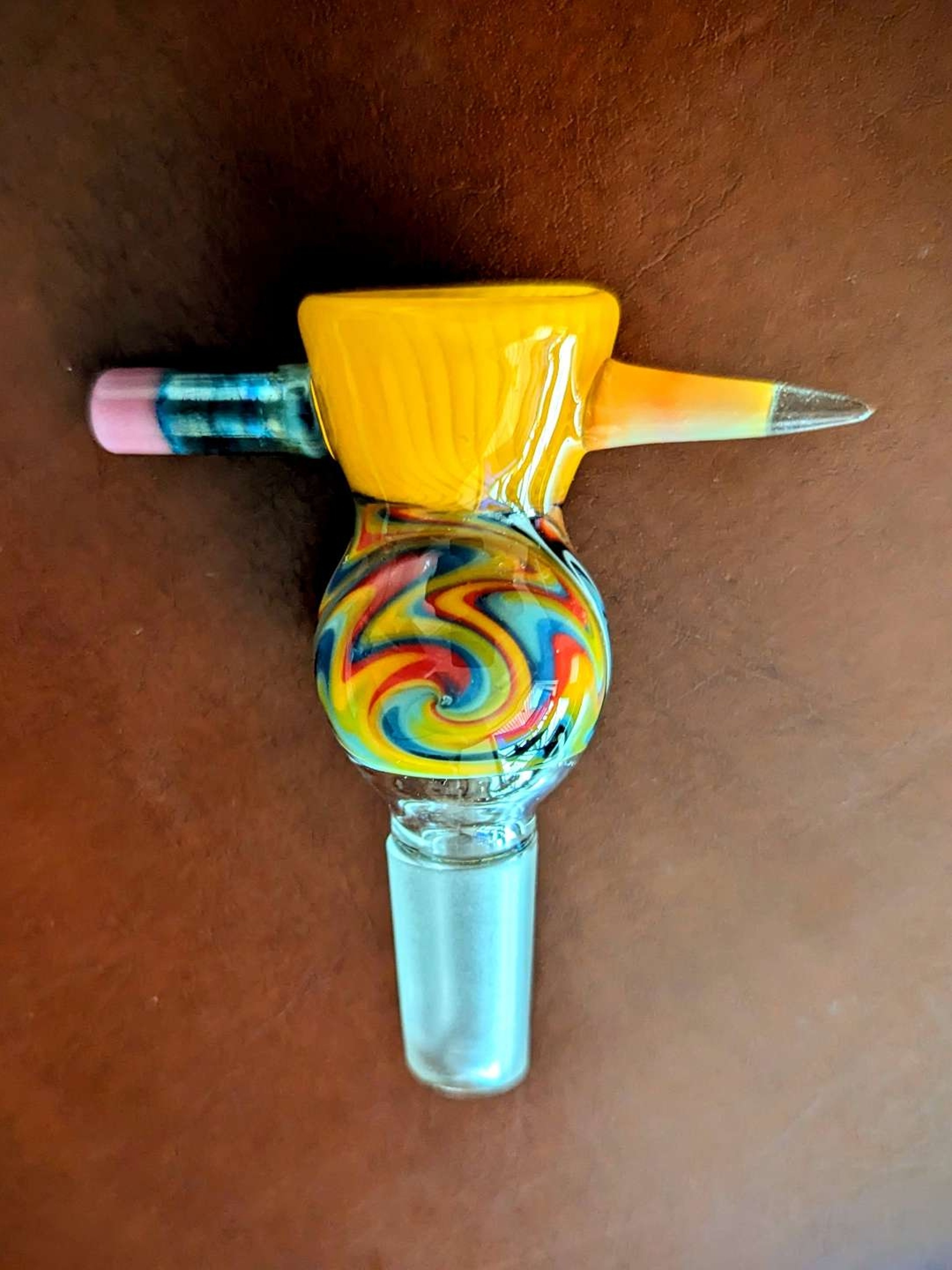 Preview pic of Custom Extra Deep Party Bowl by the man the myth the legend! Sherbet Glass – 14mm Heat no reserve!!!
