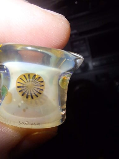 Preview pic of 2017 Badback Glass Ornament Bead