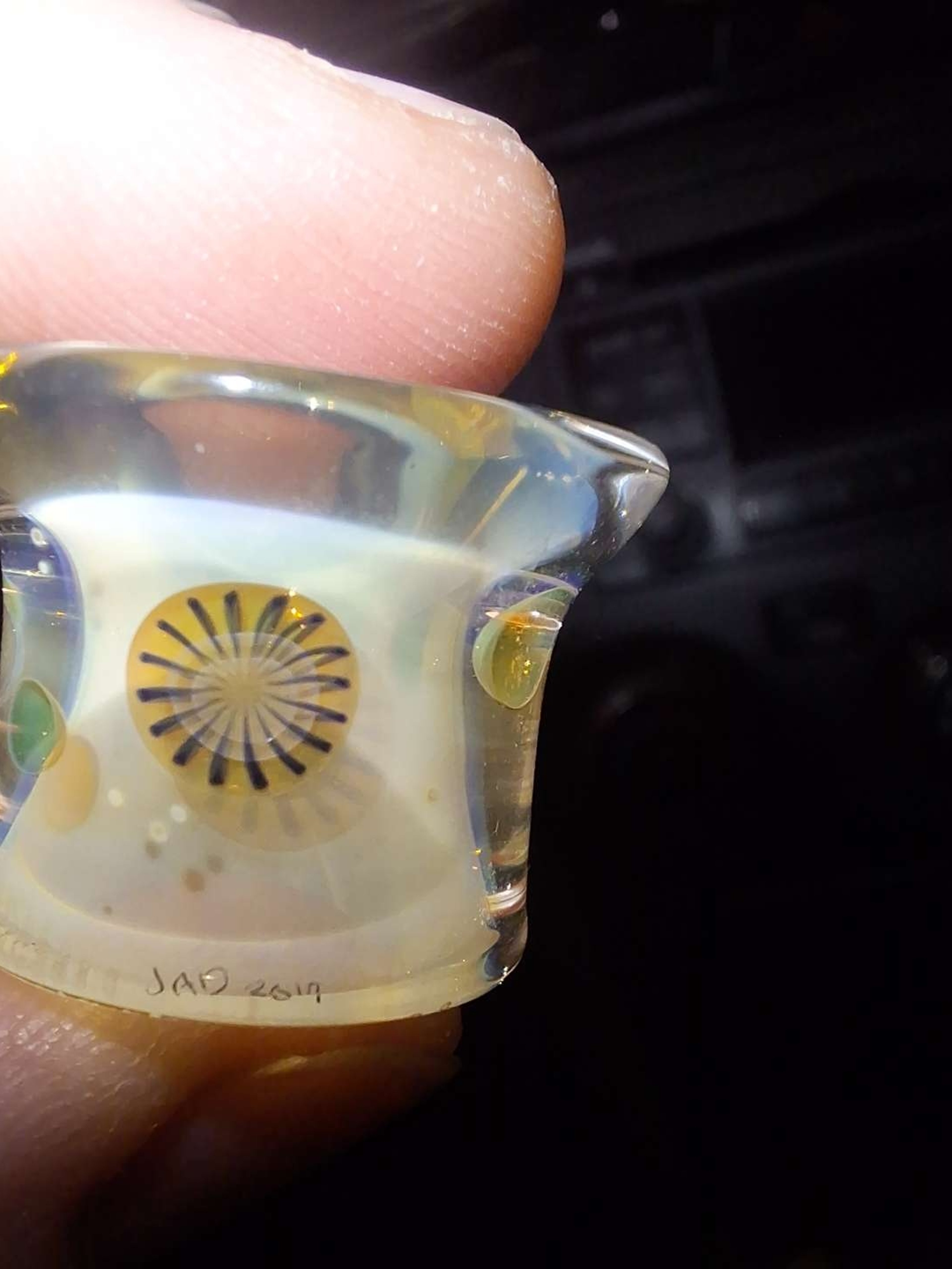 Preview pic of 2017 Badback Glass Ornament Bead