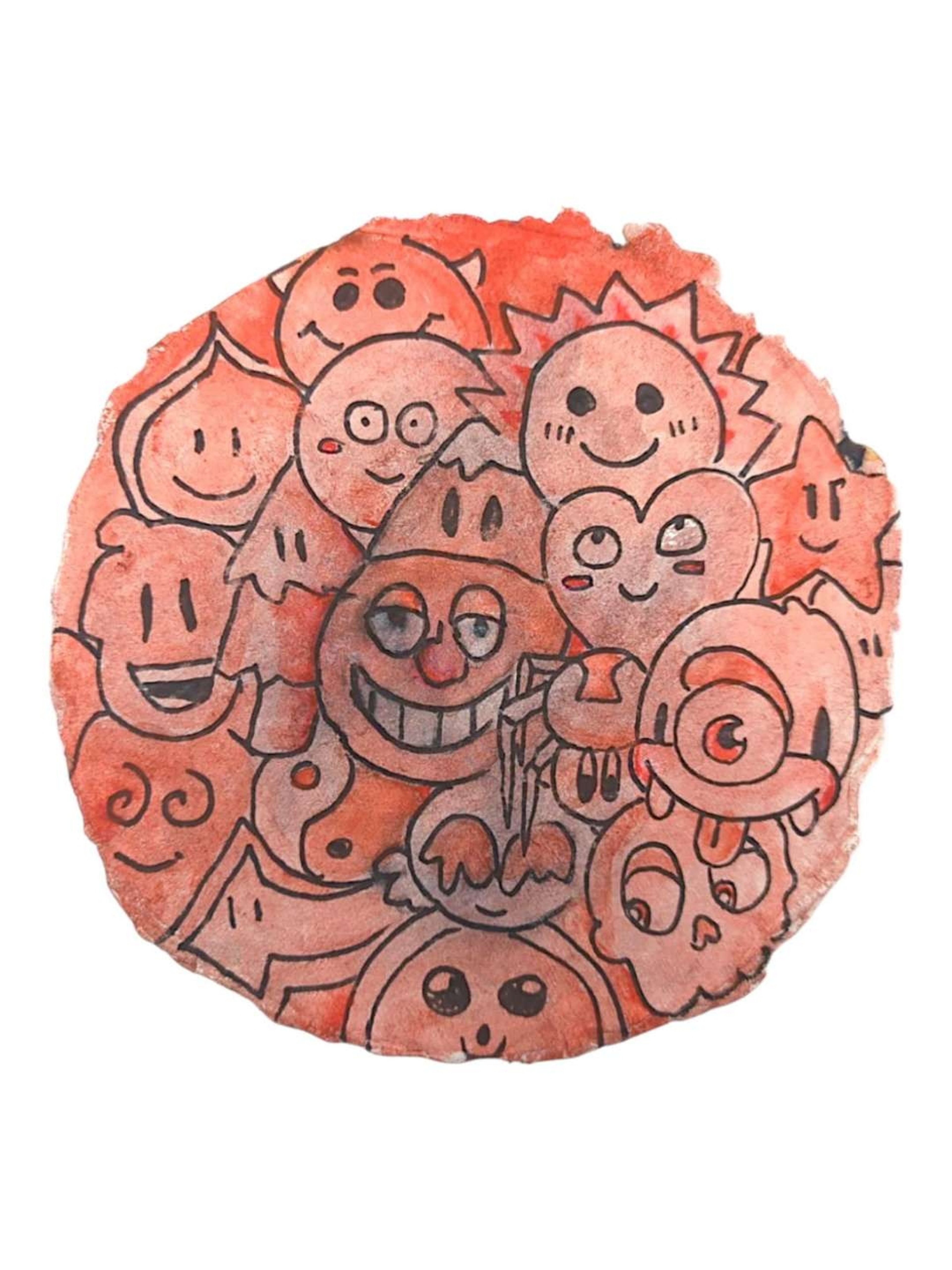Preview pic of Trevy Metal "Red Pill" Original on Paper
