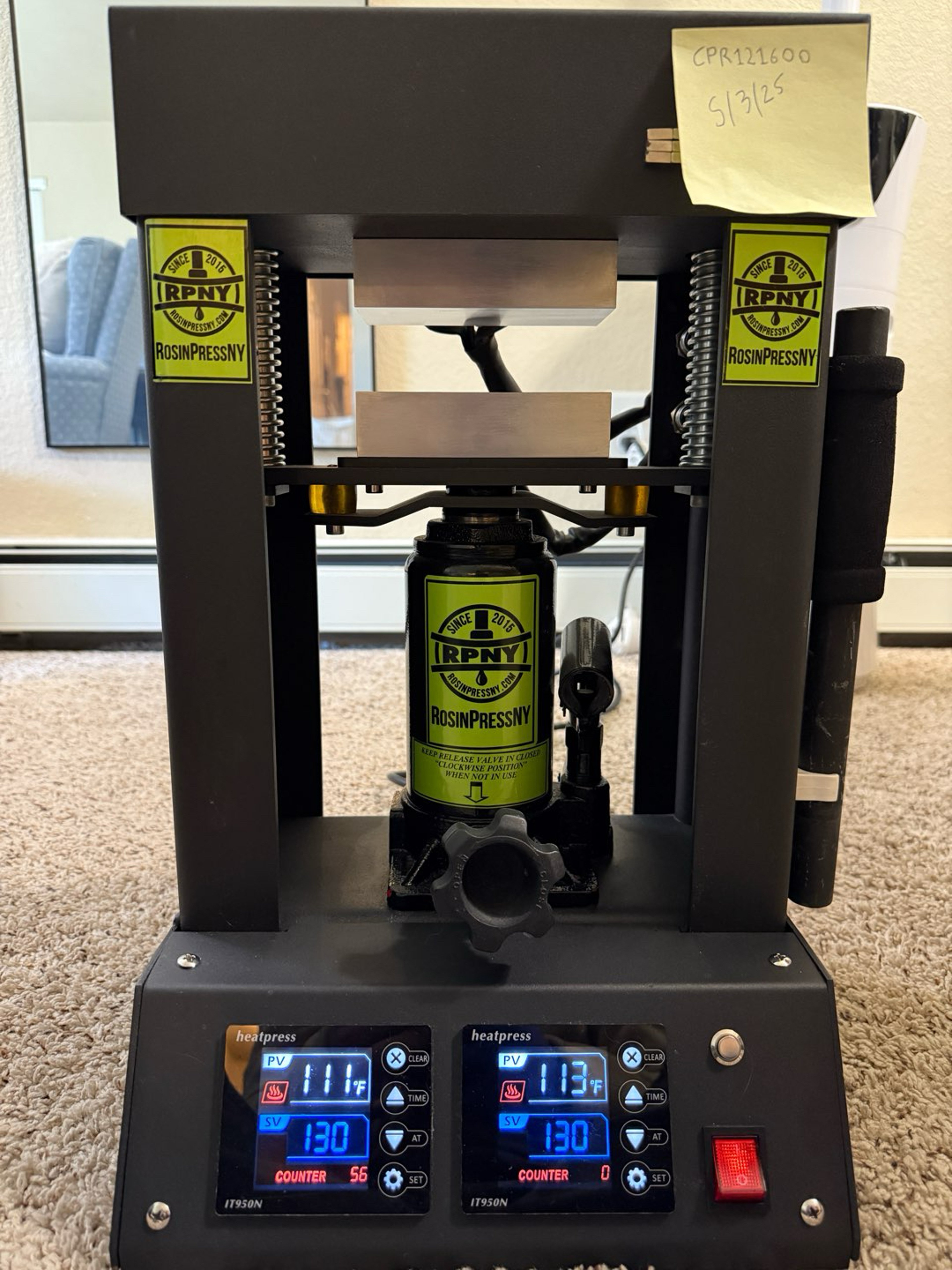 Preview pic of 10 Ton Rosin Press for sale, ($450, Colorado)