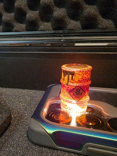 Preview pic of Ski Mask "Bum Drum" Directional Carb Cap