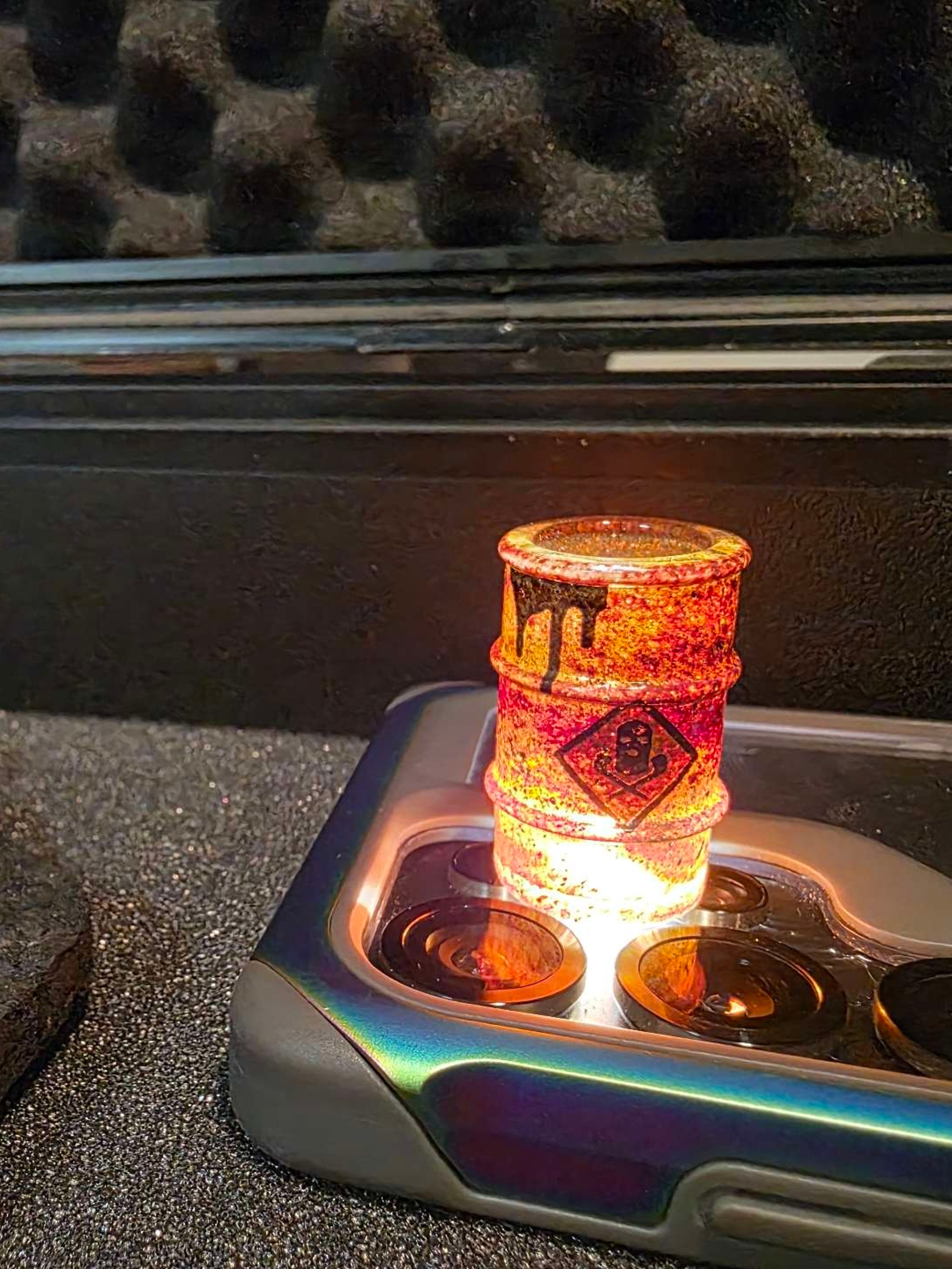Preview pic of Ski Mask "Bum Drum" Directional Carb Cap