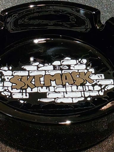 Preview pic of 6/33 Ski Mask Brick Tag Ashtray