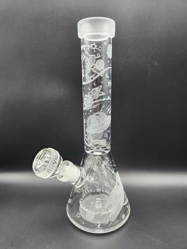 Preview pic of MILKYWAY GLASS "SPACE ODYSSEY IN 3D" COLLINS BEAKER