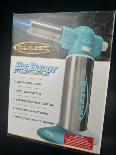 Preview pic of NEW Blazer Torch Lighter - Teal