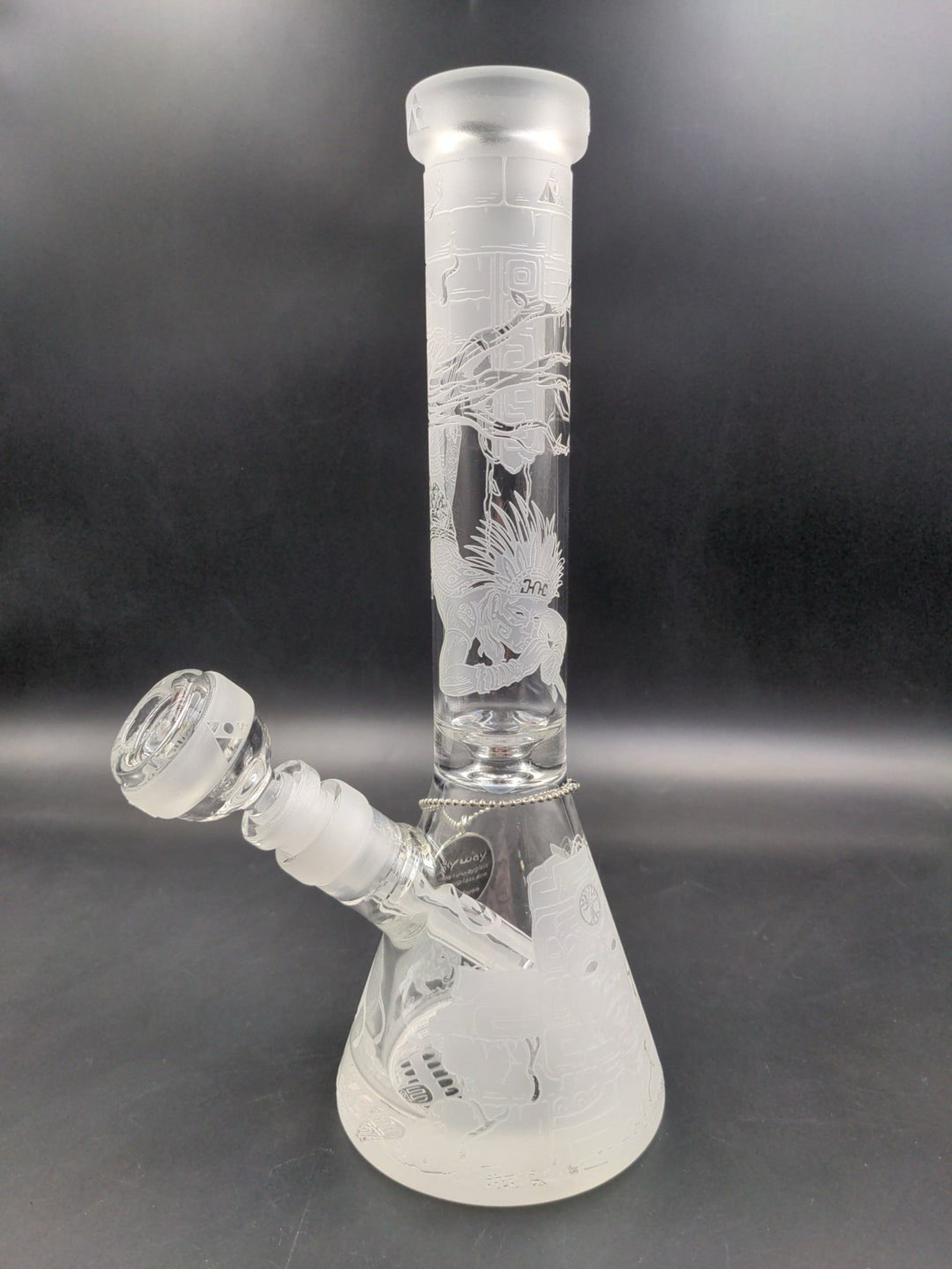 Preview pic of MILKYWAY GLASS "ANCIENT RUINS" BEAKER