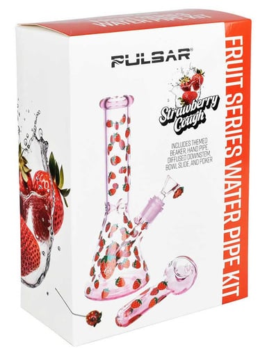 Preview pic of Pulsar glass strawberry cough set