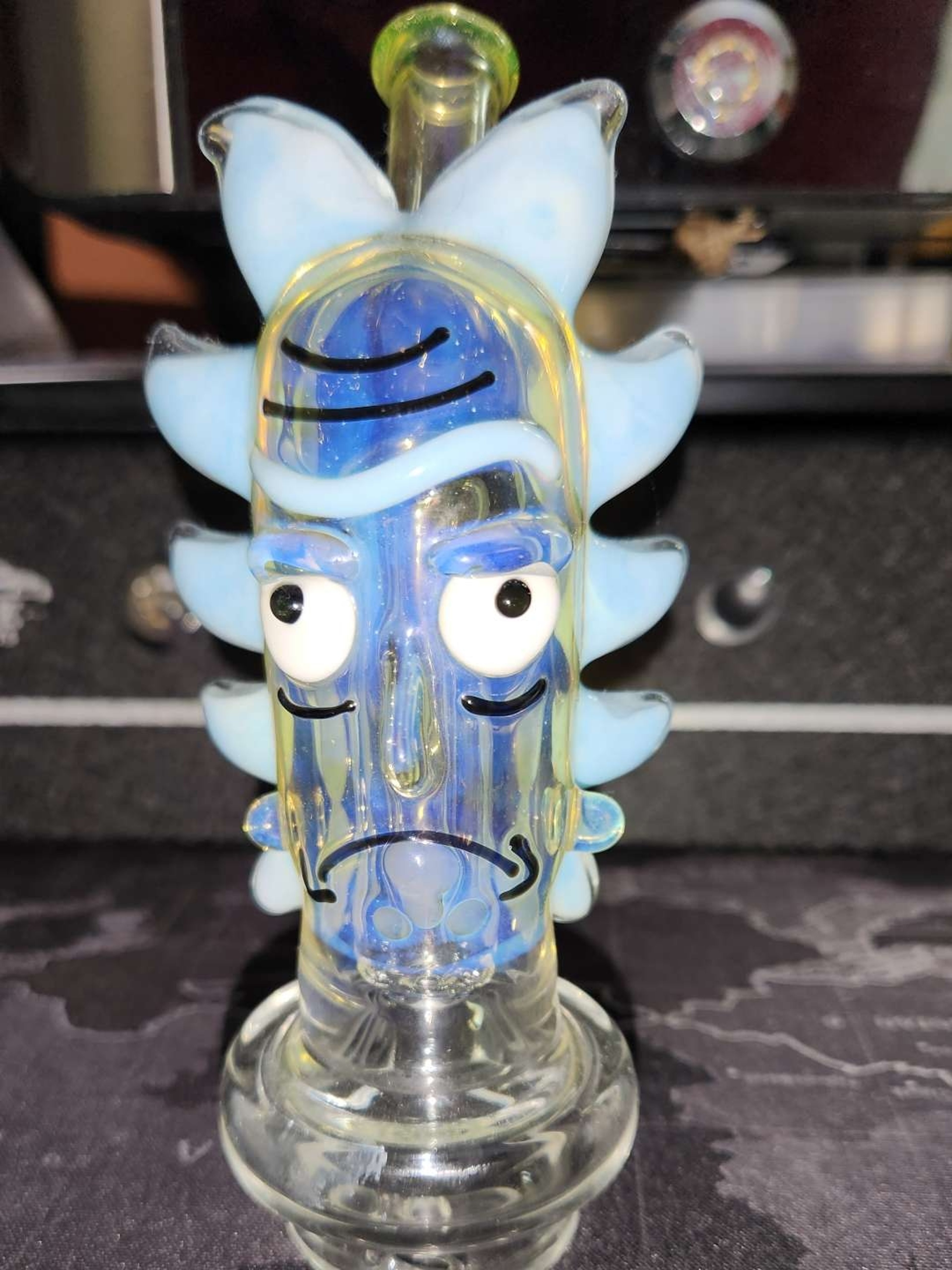 Preview pic of Rick Sanchez Rick & Morty Carta Glass Top VIP