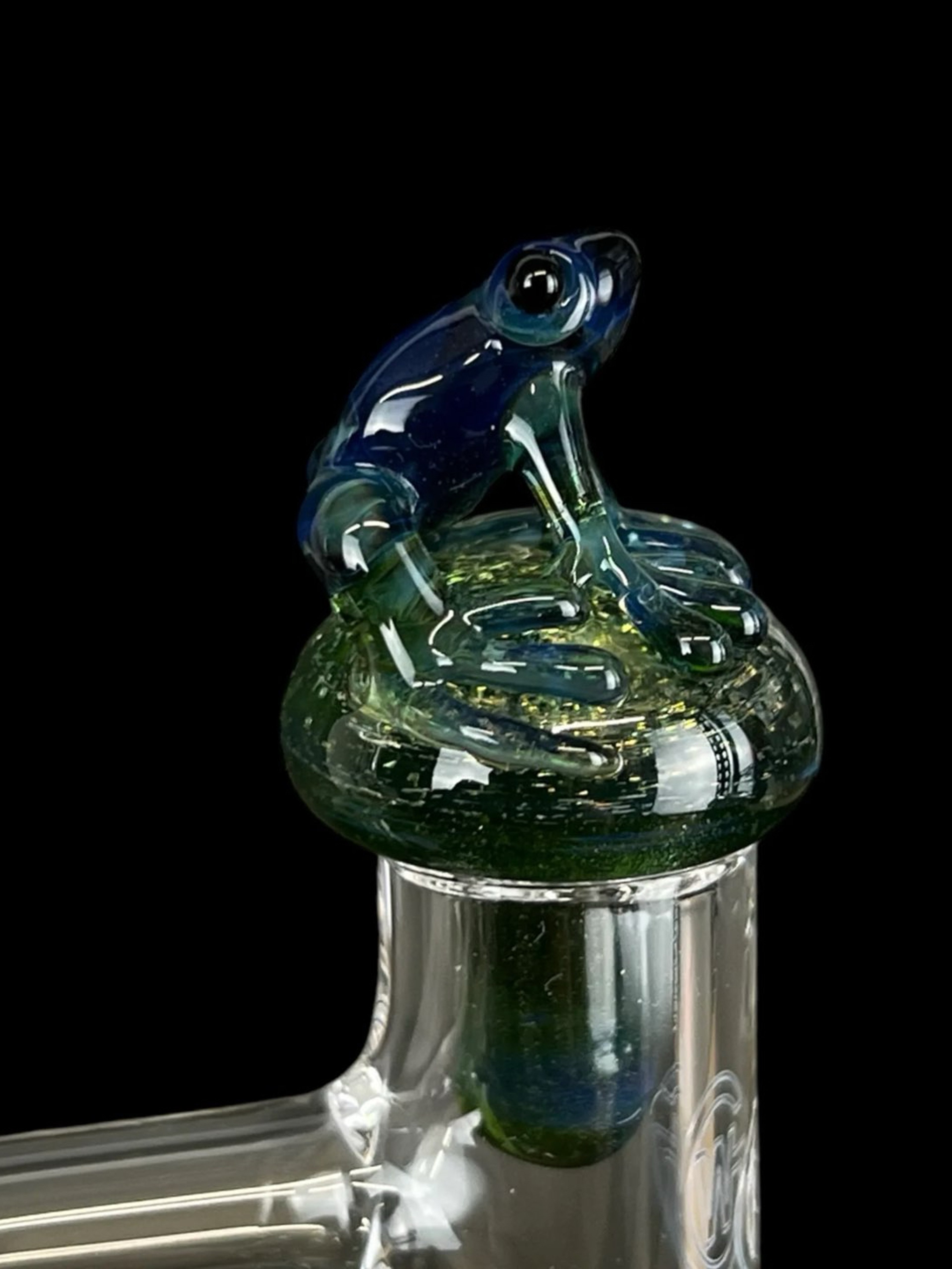 Frog Mushroom Plug Cap – Sculpted Topper for Control Tower image 0