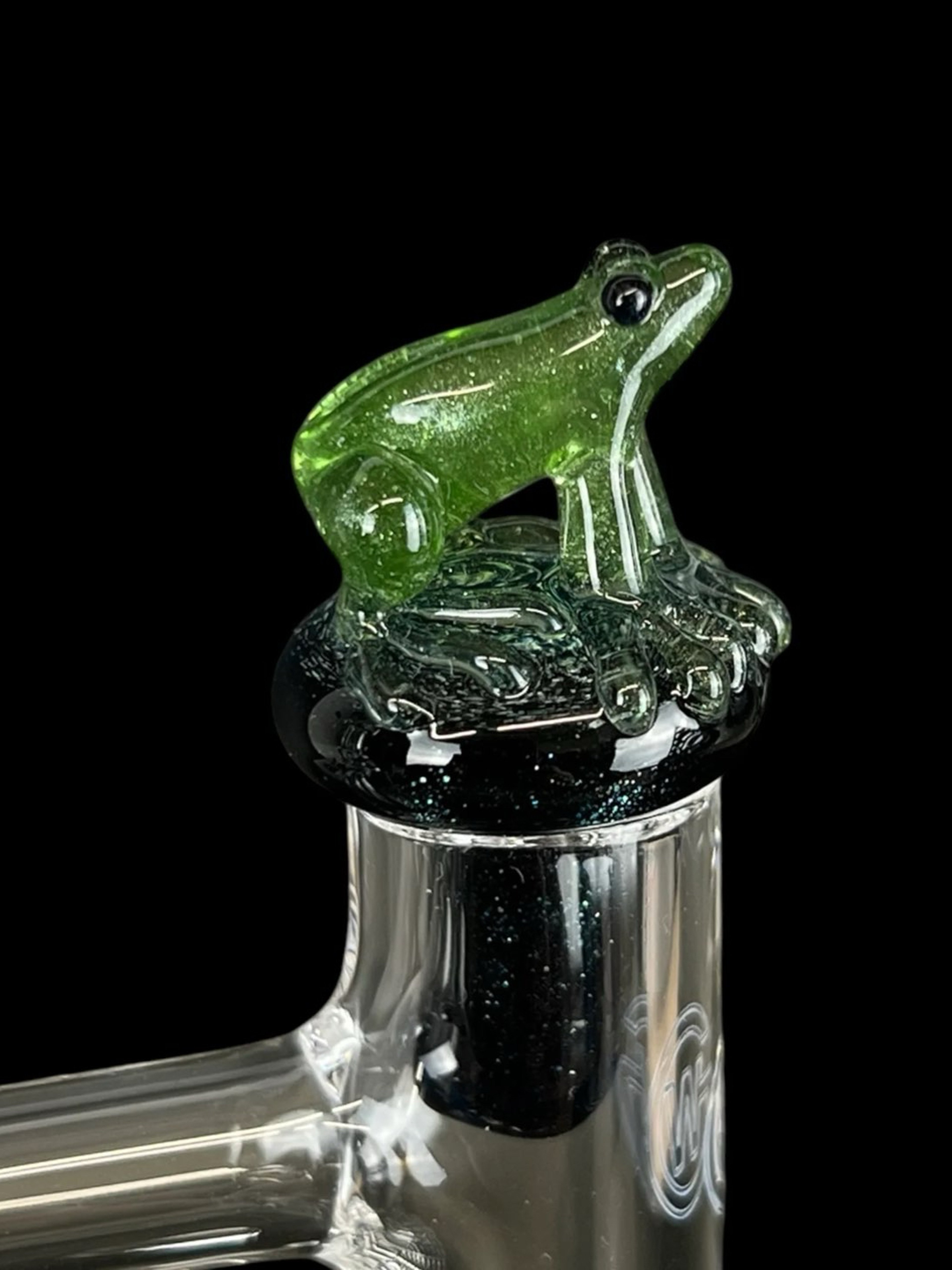 Preview pic of Frog Mushroom Plug Cap – Sculpted Topper for Control Tower