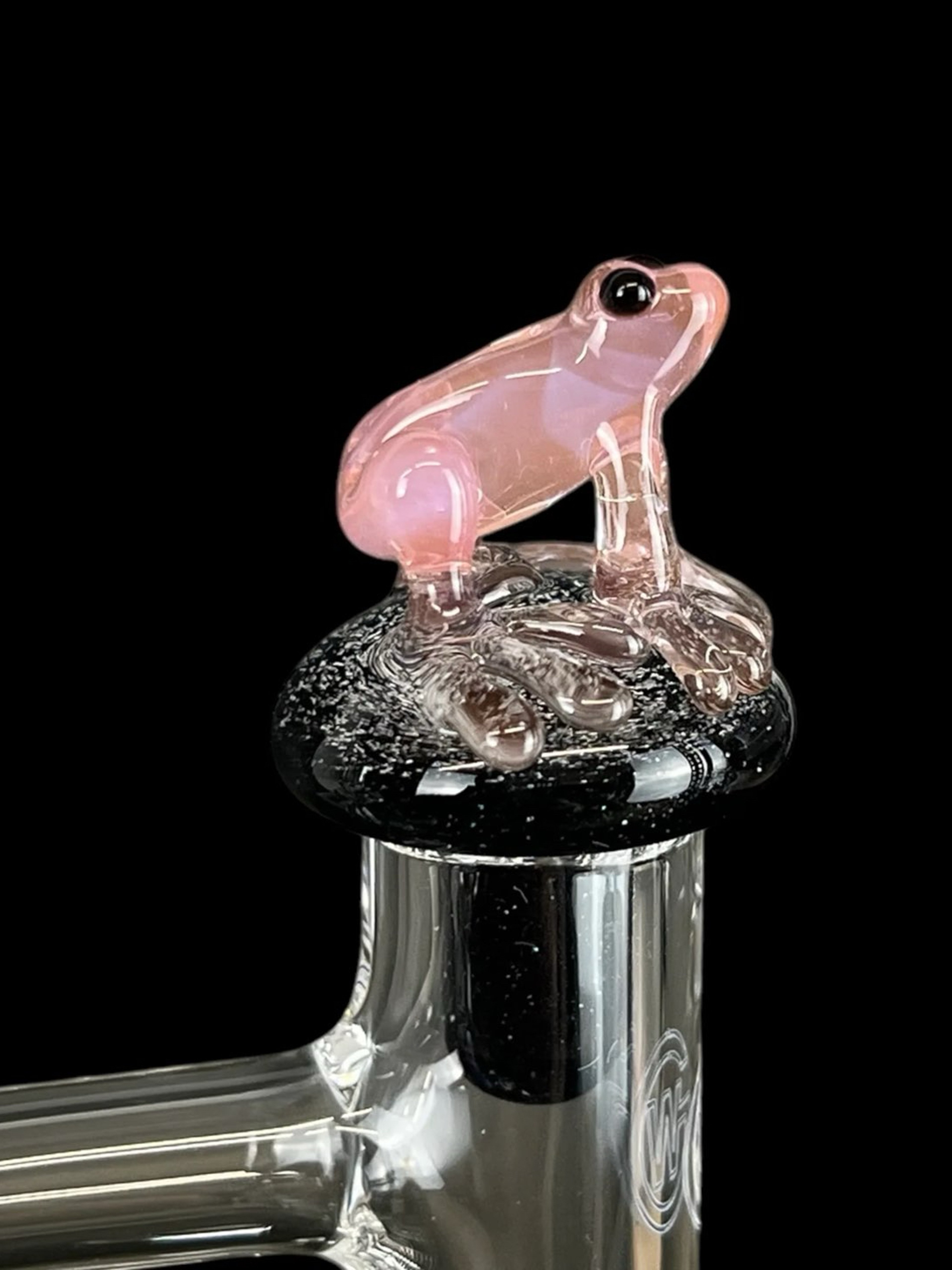 Preview pic of Frog Mushroom Plug Cap – Sculpted Topper for Control Tower