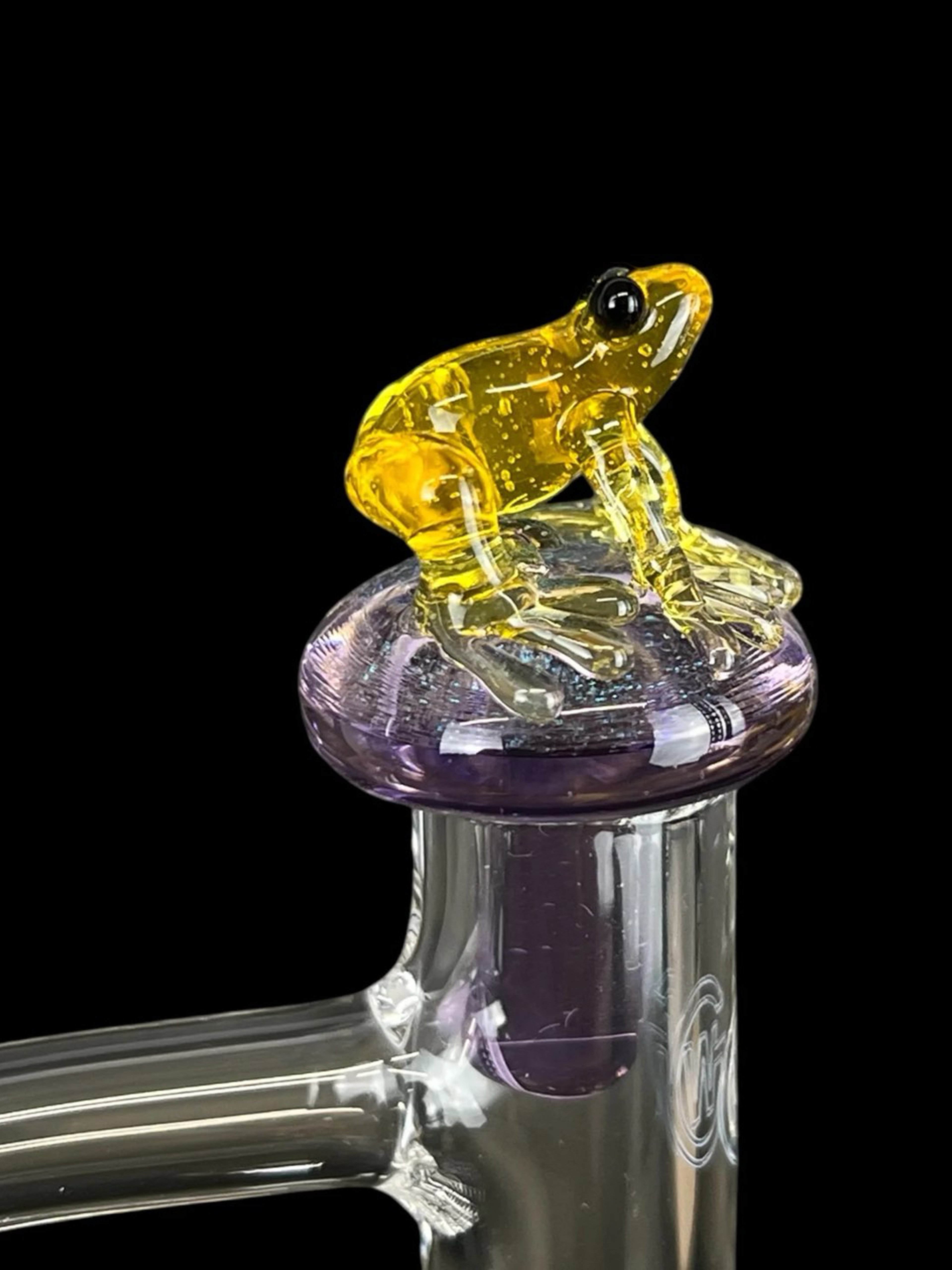 Preview pic of Frog Mushroom Plug Cap – Sculpted Topper for Control Tower