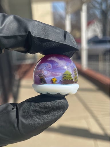 Preview pic of OBE Glass Charlie Brown Marble UV