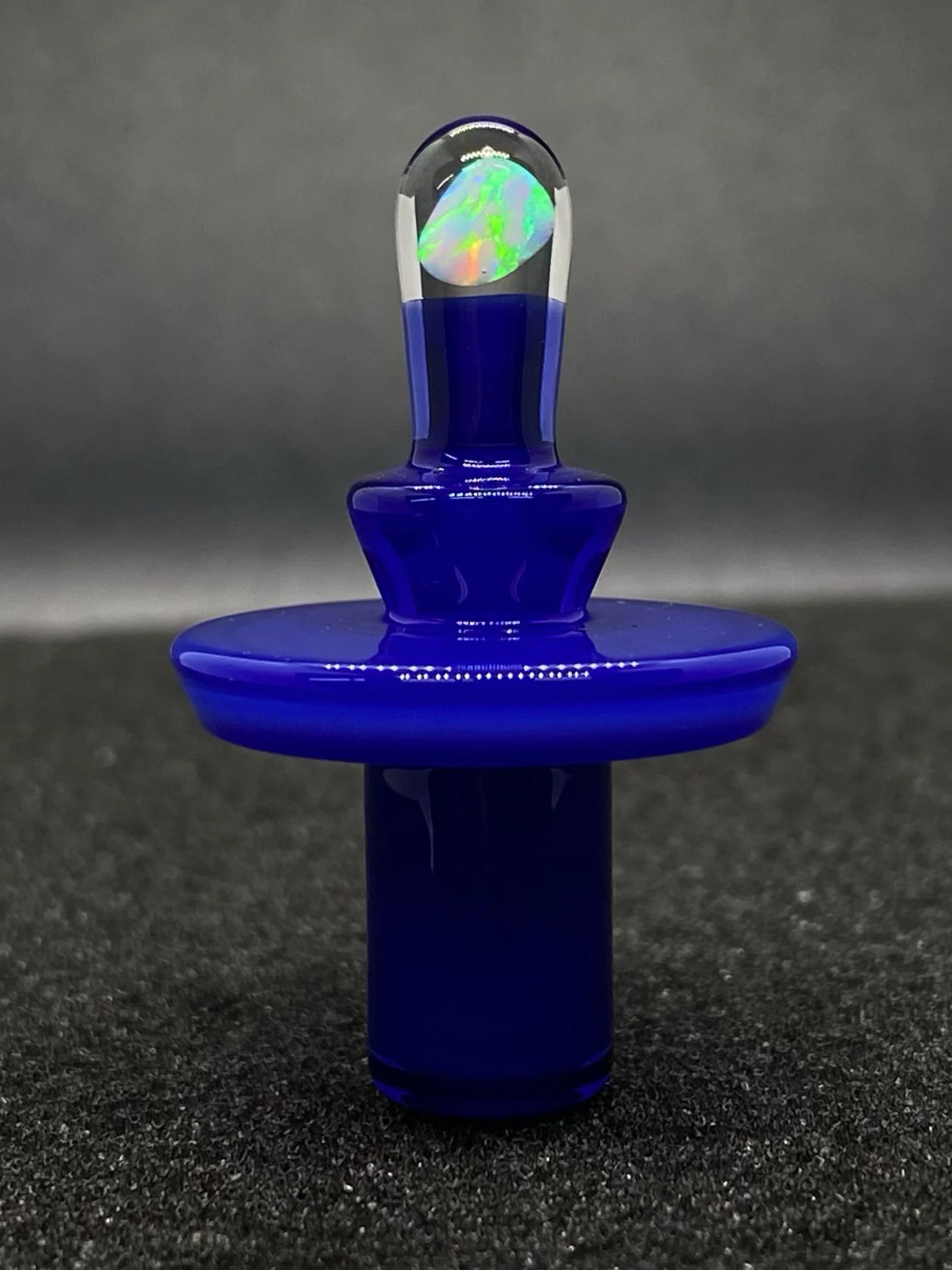 Preview pic of Trillion Blue Opal Control Tower Plug Cap