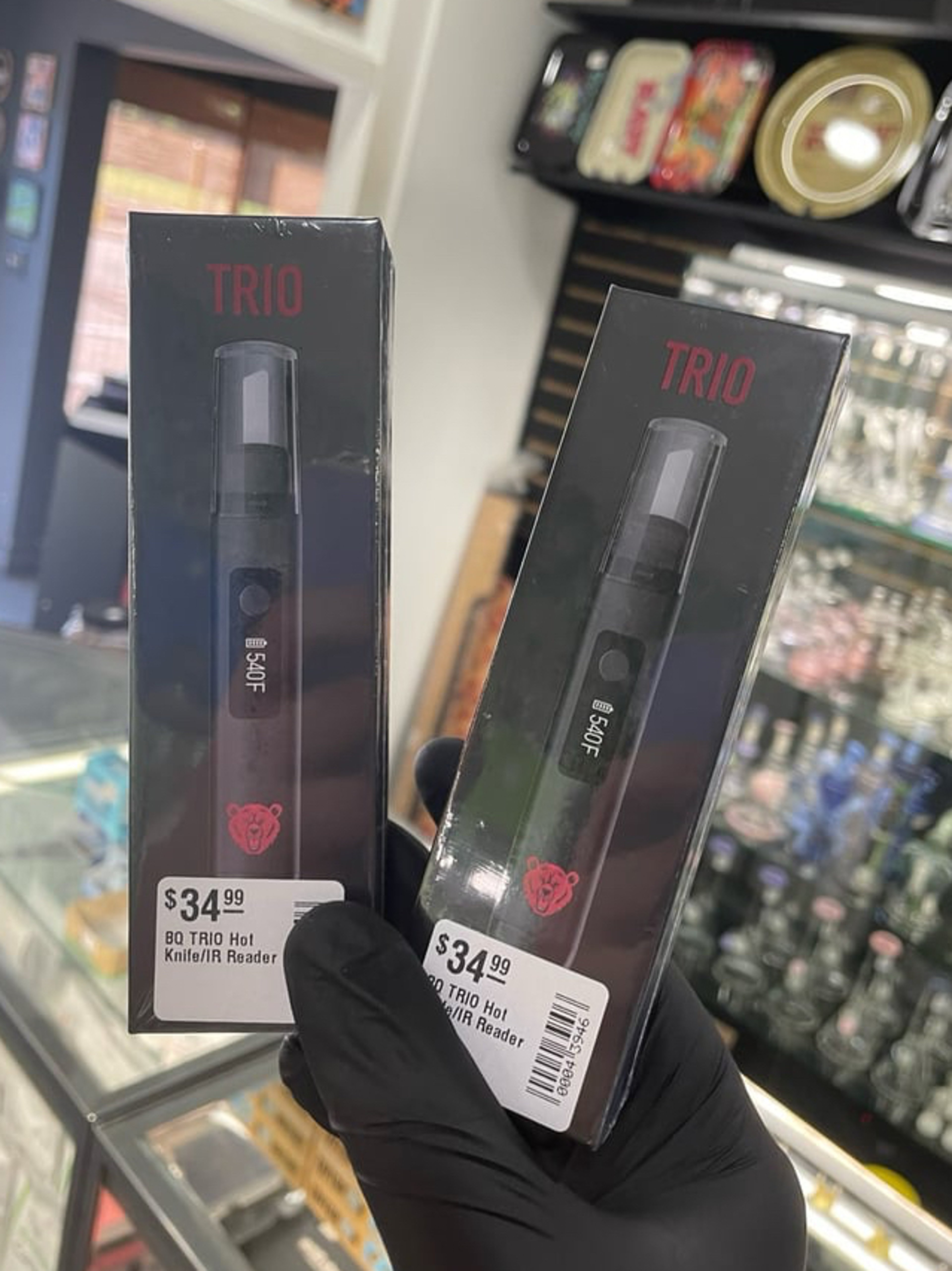 Preview pic of Bear Quartz TRIO Hot Knife/IR Reader Black, Red