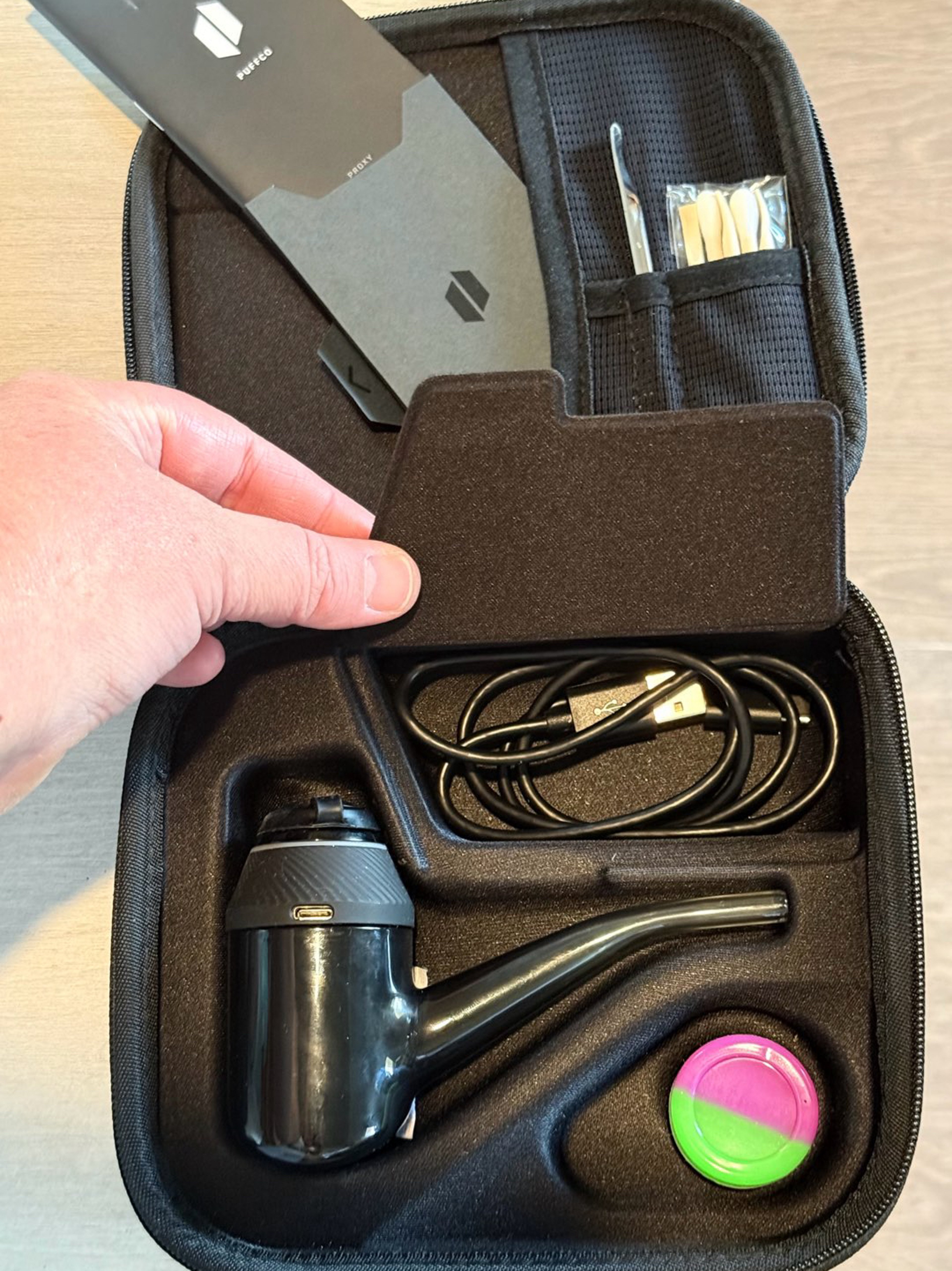 Preview pic of Puffco Proxy kit in hard case