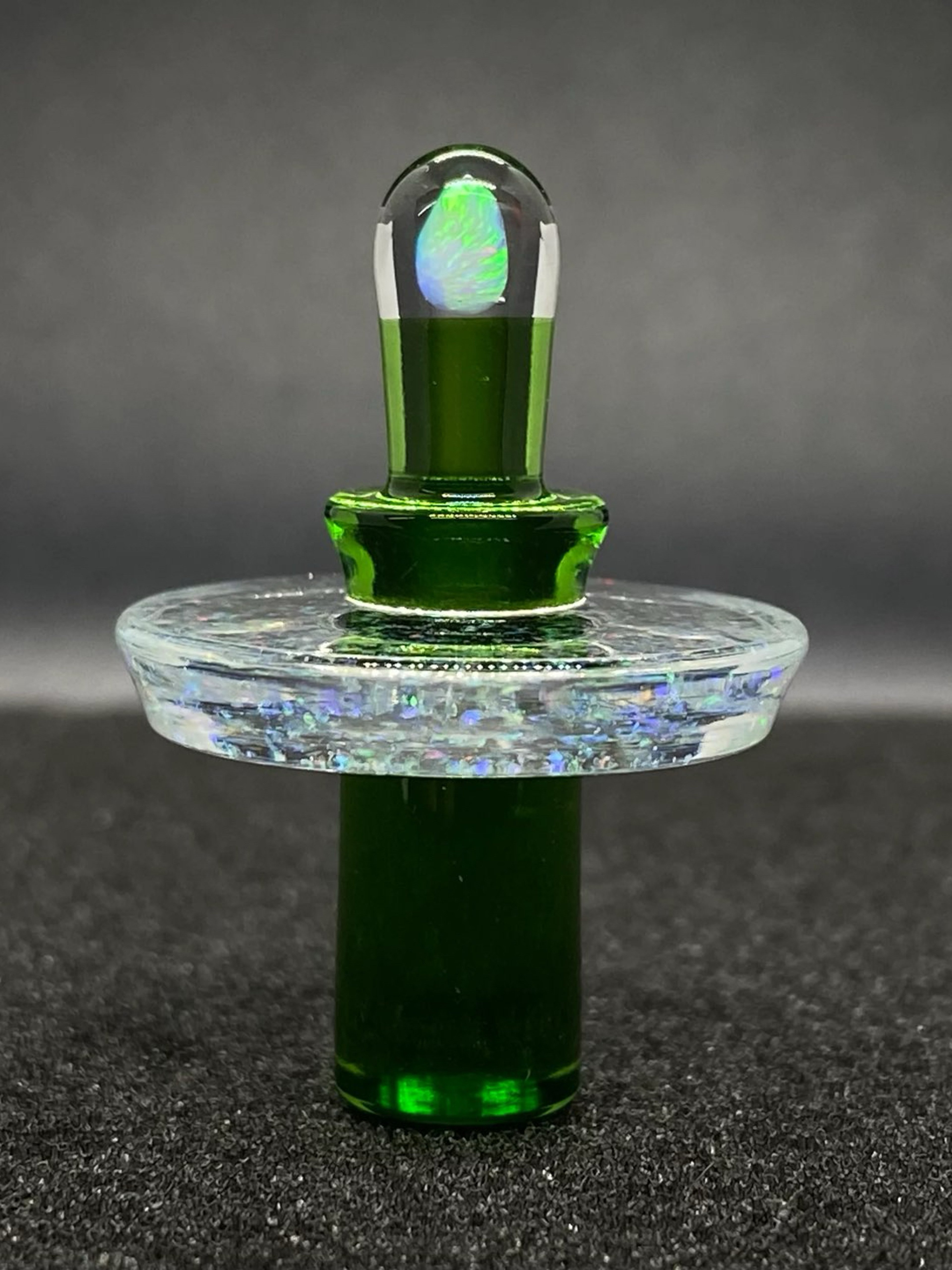 Portland Green Crushed Opal Control Tower Plug Cap image 0