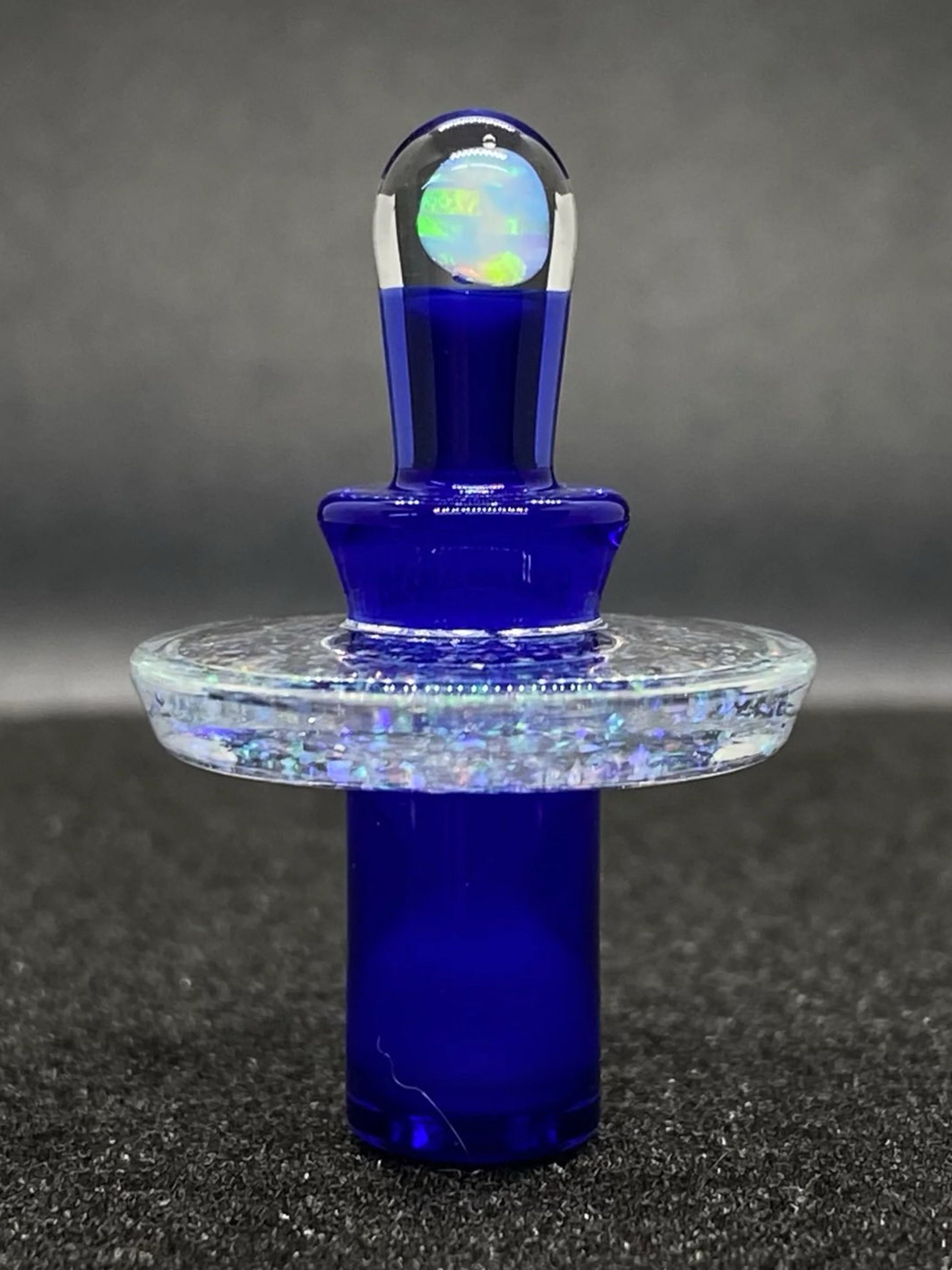 Preview pic of Trillium Blue Crushed Opal Control Tower Plug Cap