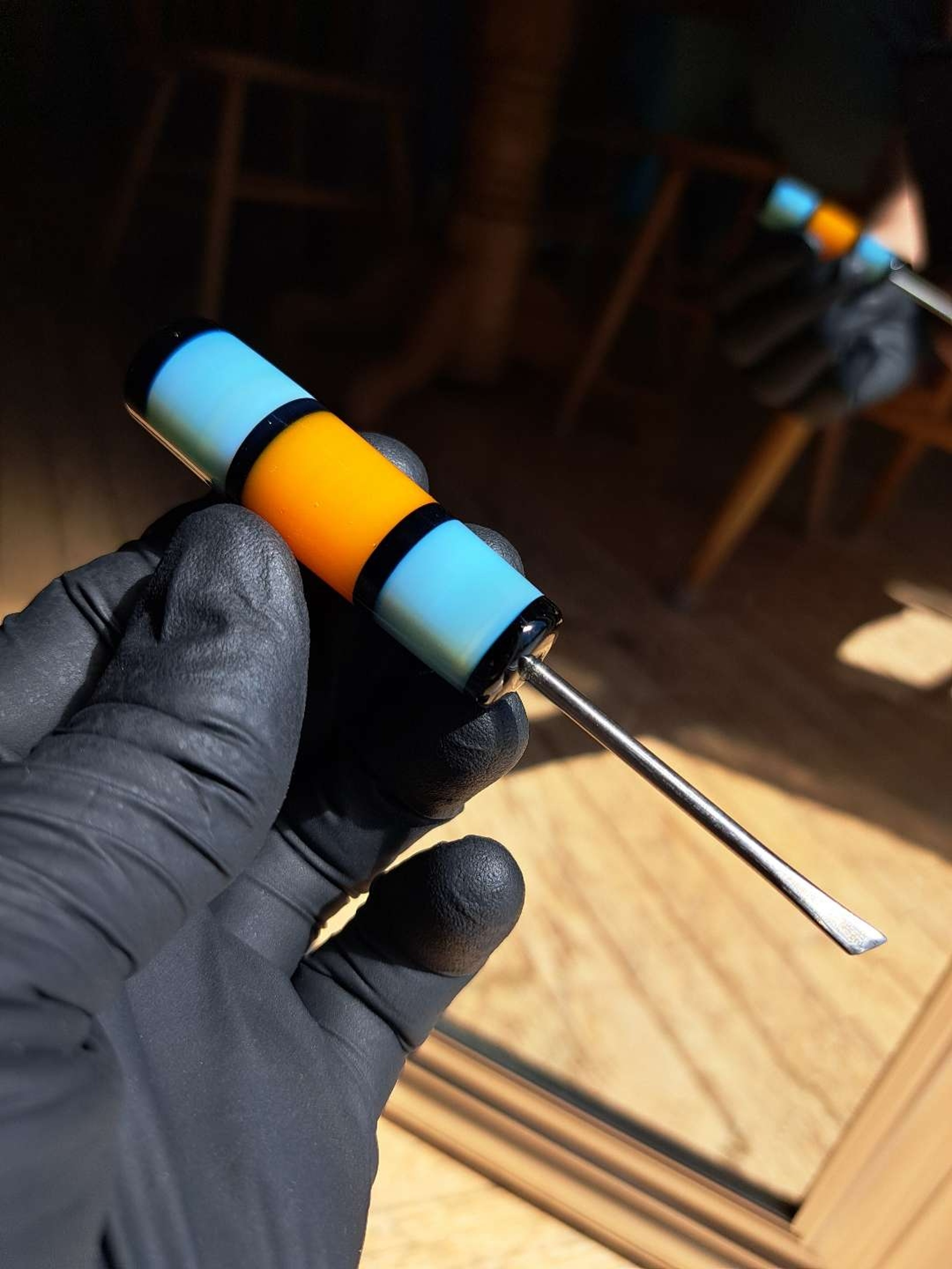 Preview pic of Titanium/Glass dab tool with case