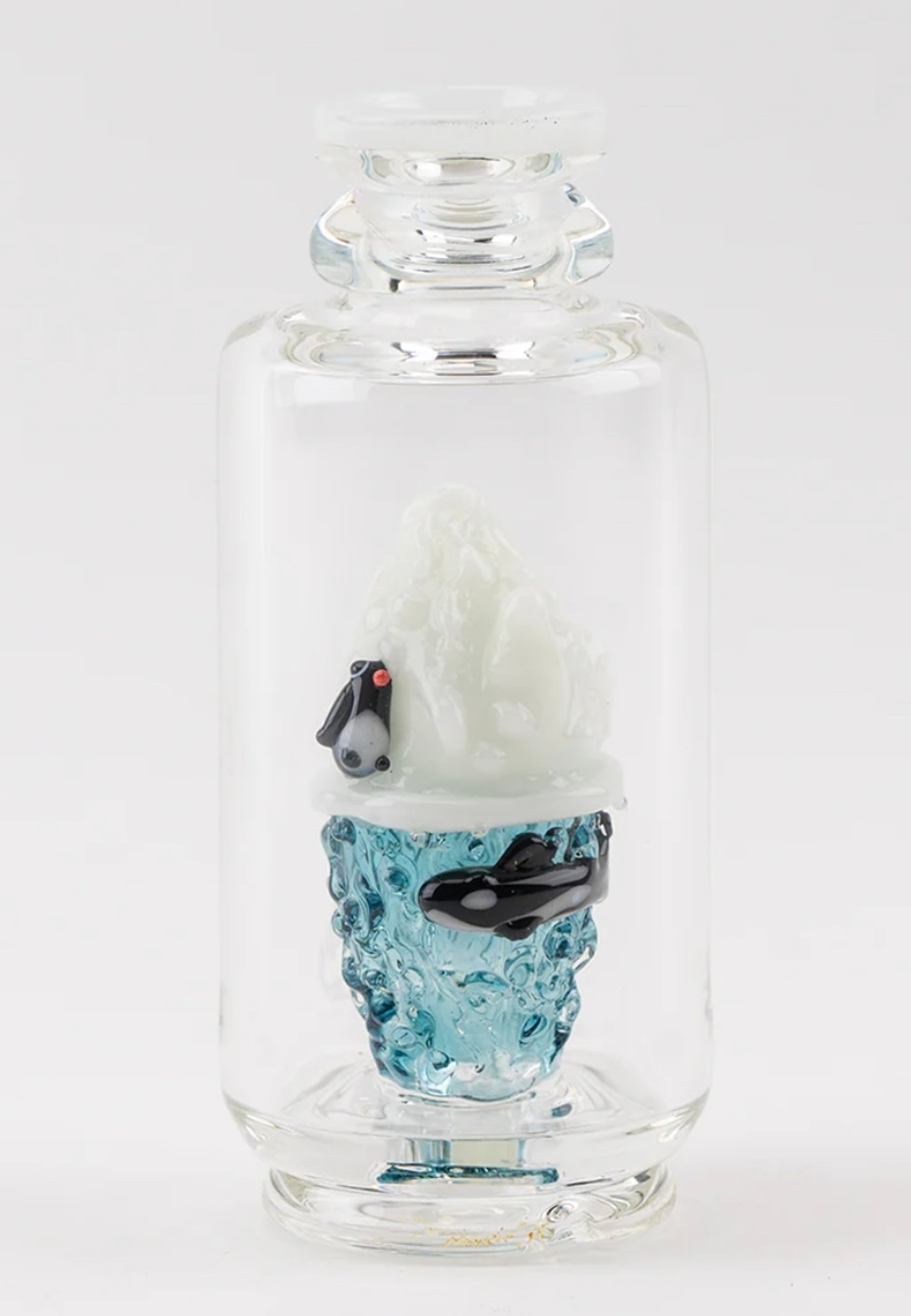 Preview pic of Empire Glassworks “Save the Arctic” Puffco Attachment