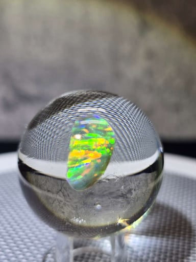 Preview pic of Large green opal marble aka power stone 40mm