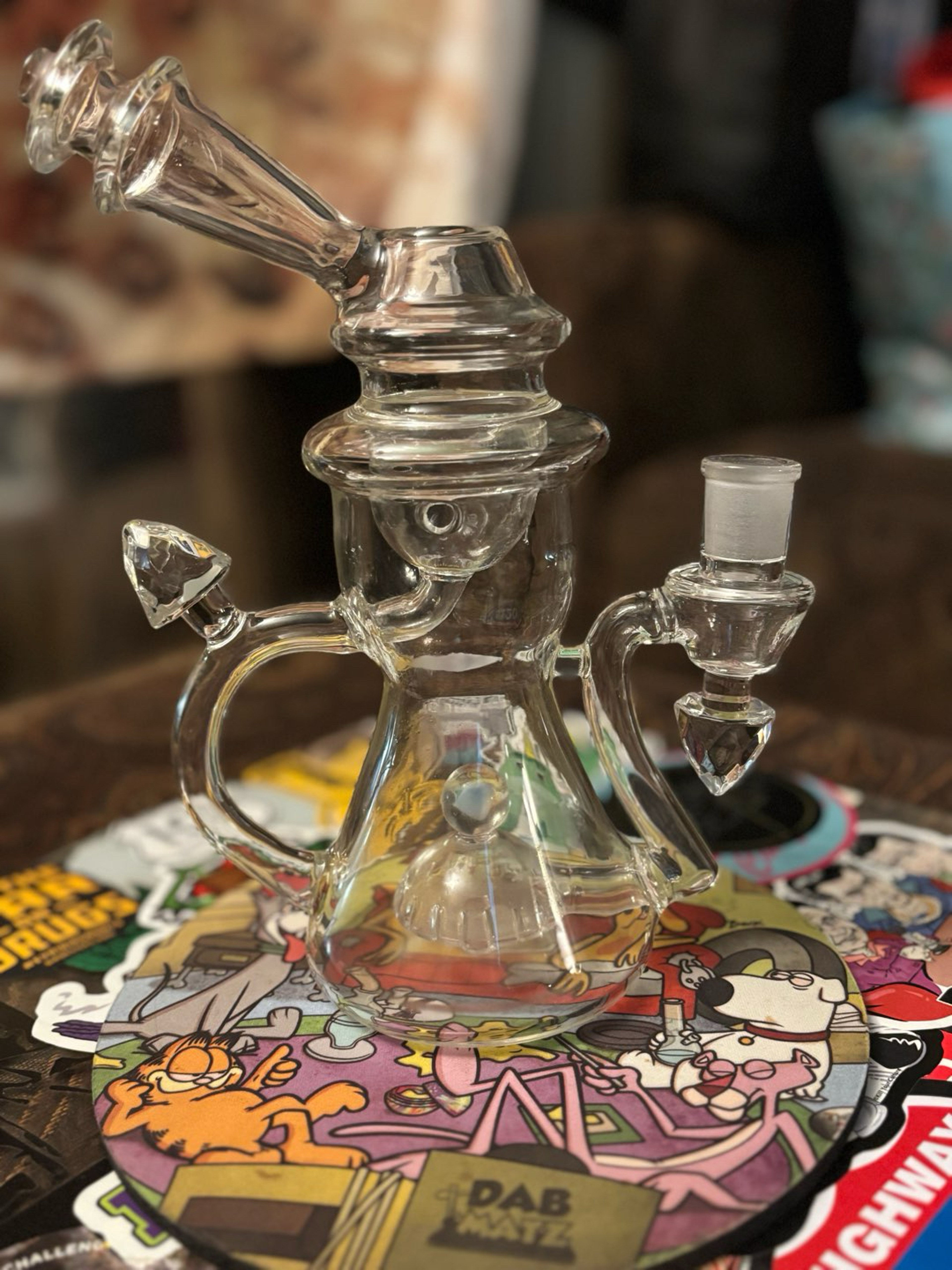 Preview pic of High Five Diamond Incycler Dab Rig