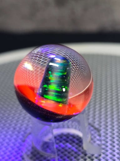 Preview pic of Halo opal marble with red UV 27mm..... (D2)