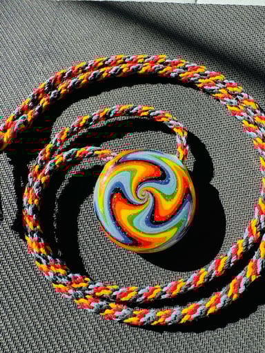 Preview pic of Heady Pendant Necklace/clasp Quality Hemp Handmade Custom Order Send Pic We Make