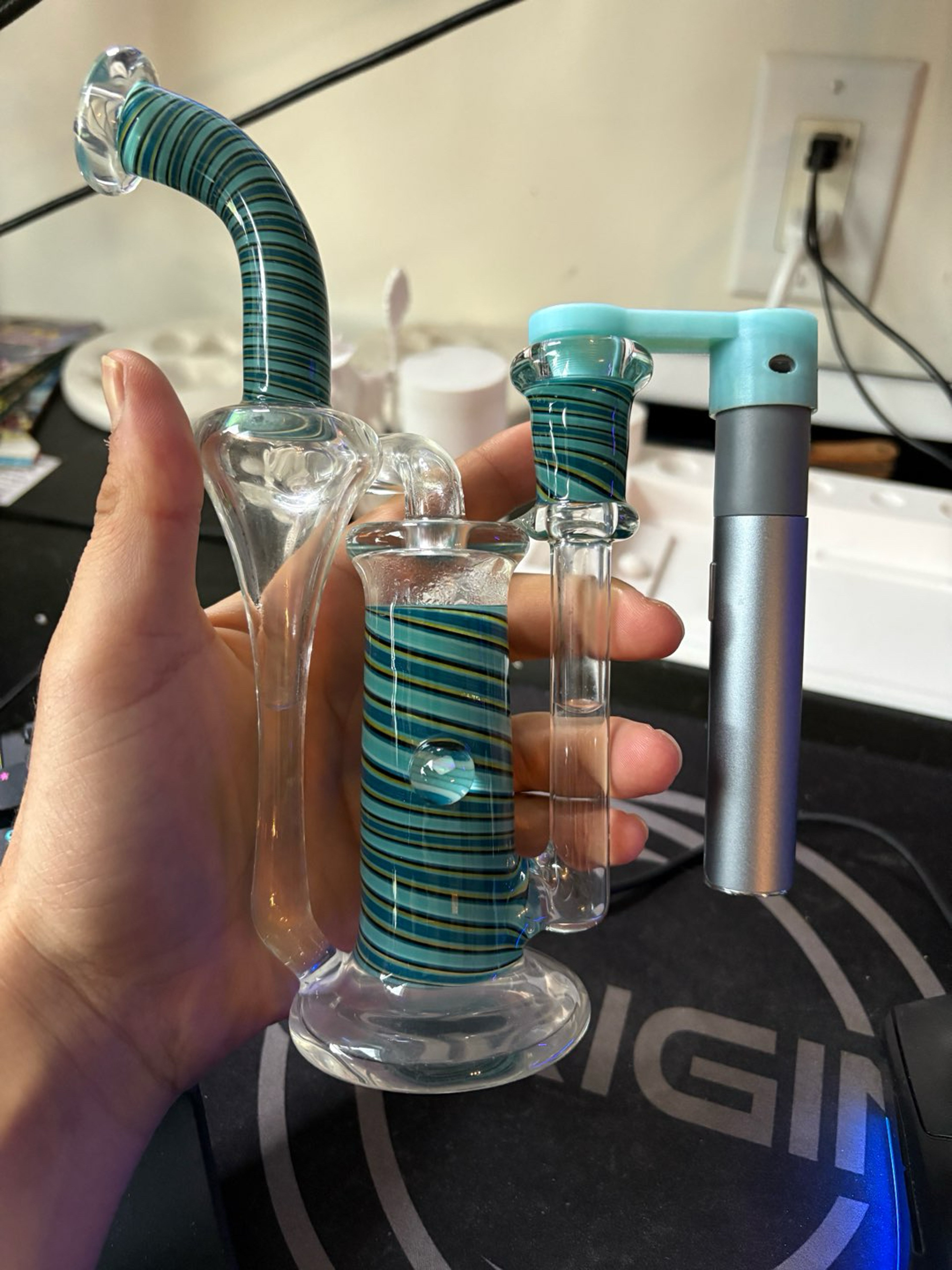 Preview pic of 3D Printed Puffco Pivot Adapter - Working on New Model