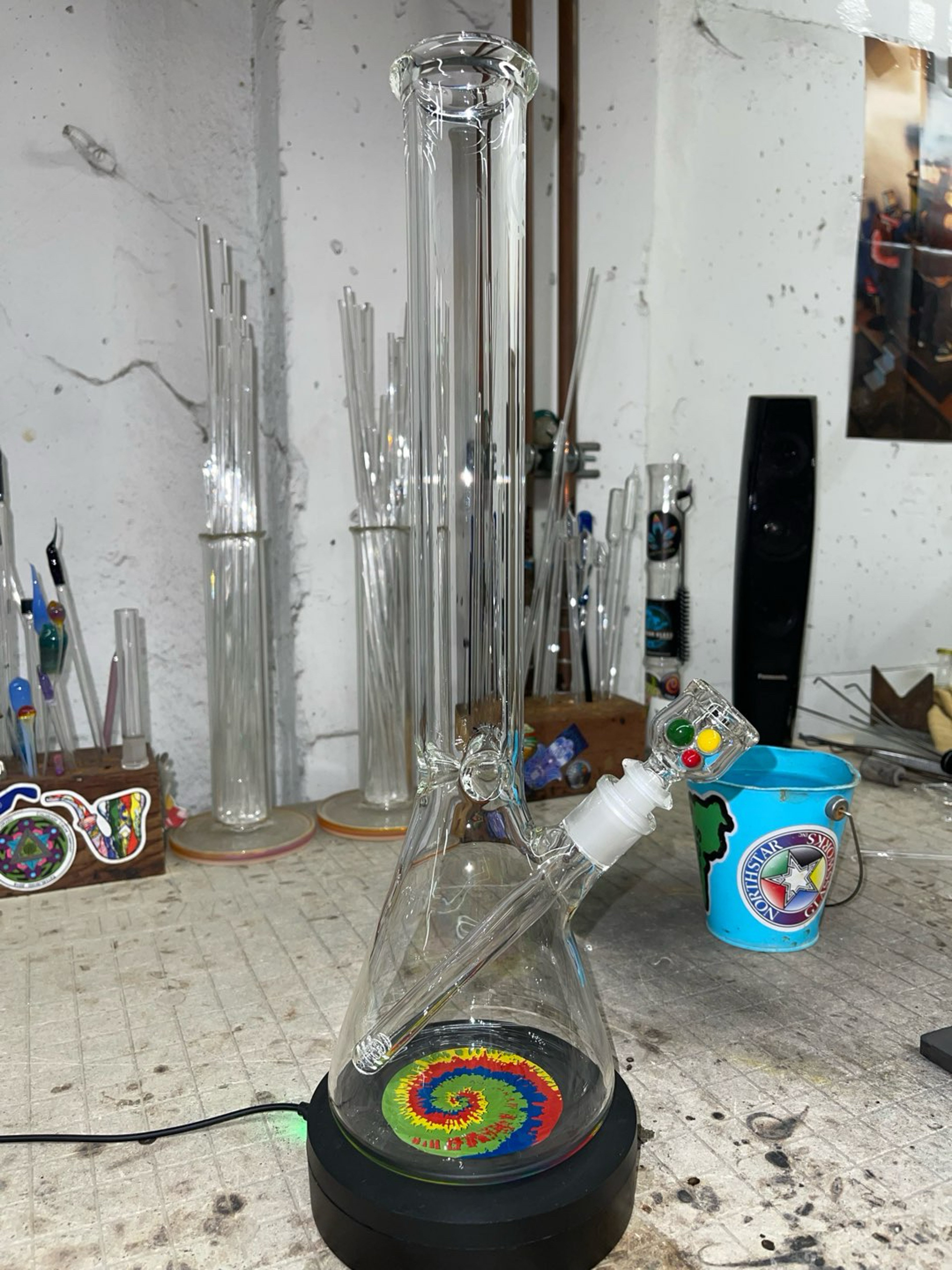 Preview pic of Rasta beaker 16”x44mm