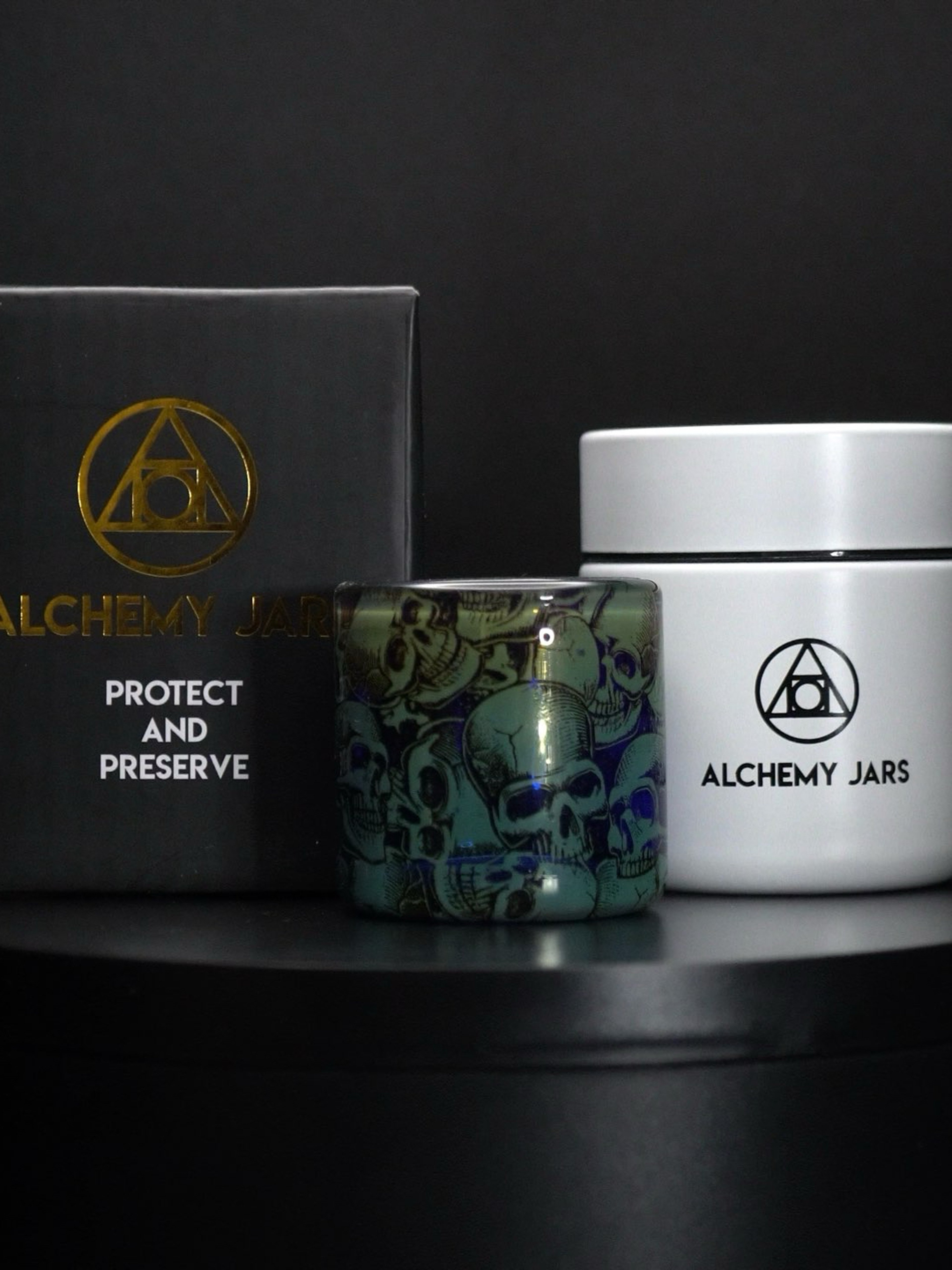 Preview pic of Empty1 Alchemy Jar insert with White Alchemy Jar