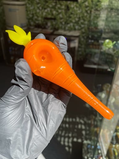 Preview pic of Infinite Art Glass Carrot Pipe