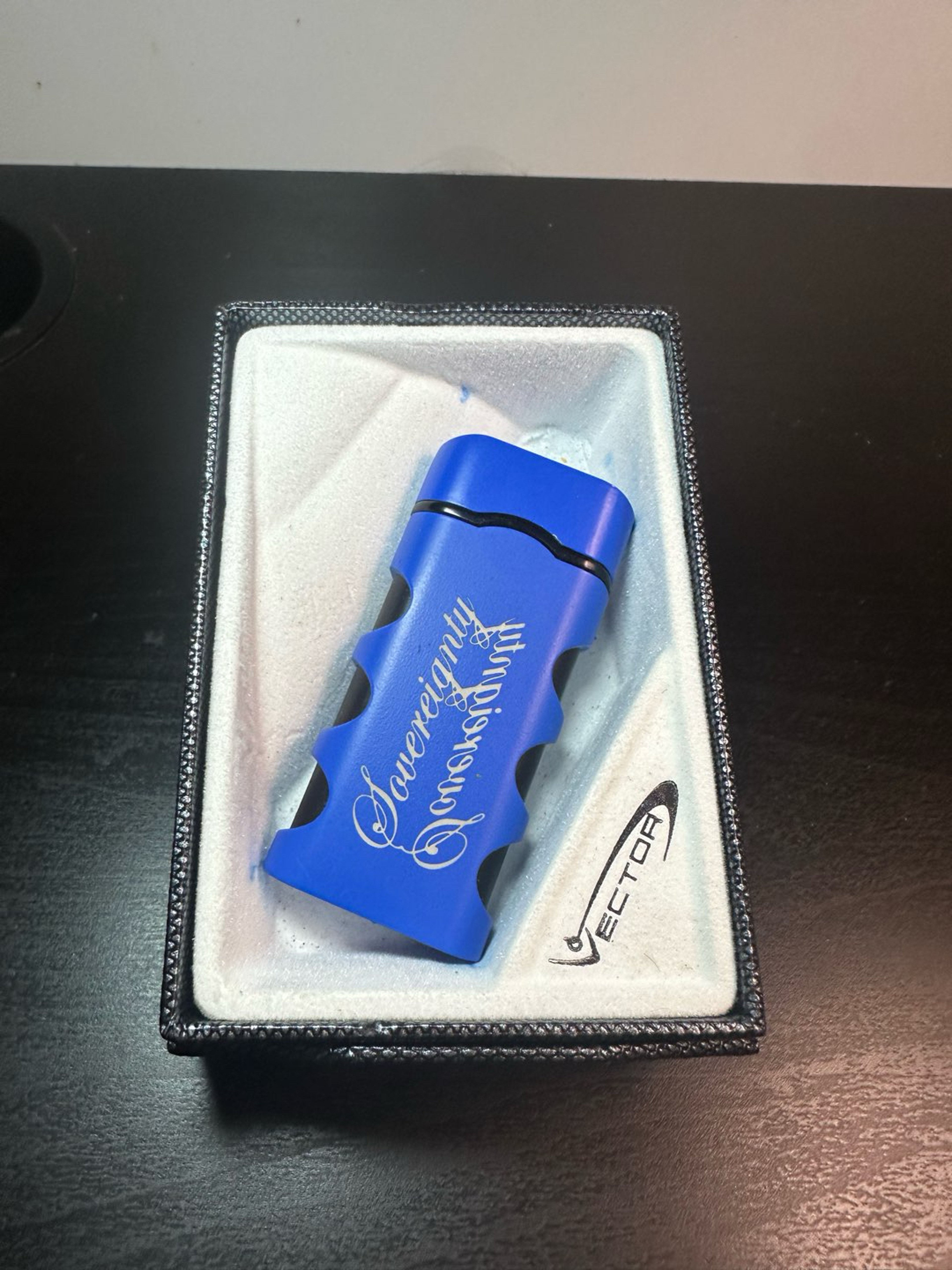 Preview pic of Sovereignty Blue Caddy Golf Single Flame Torch