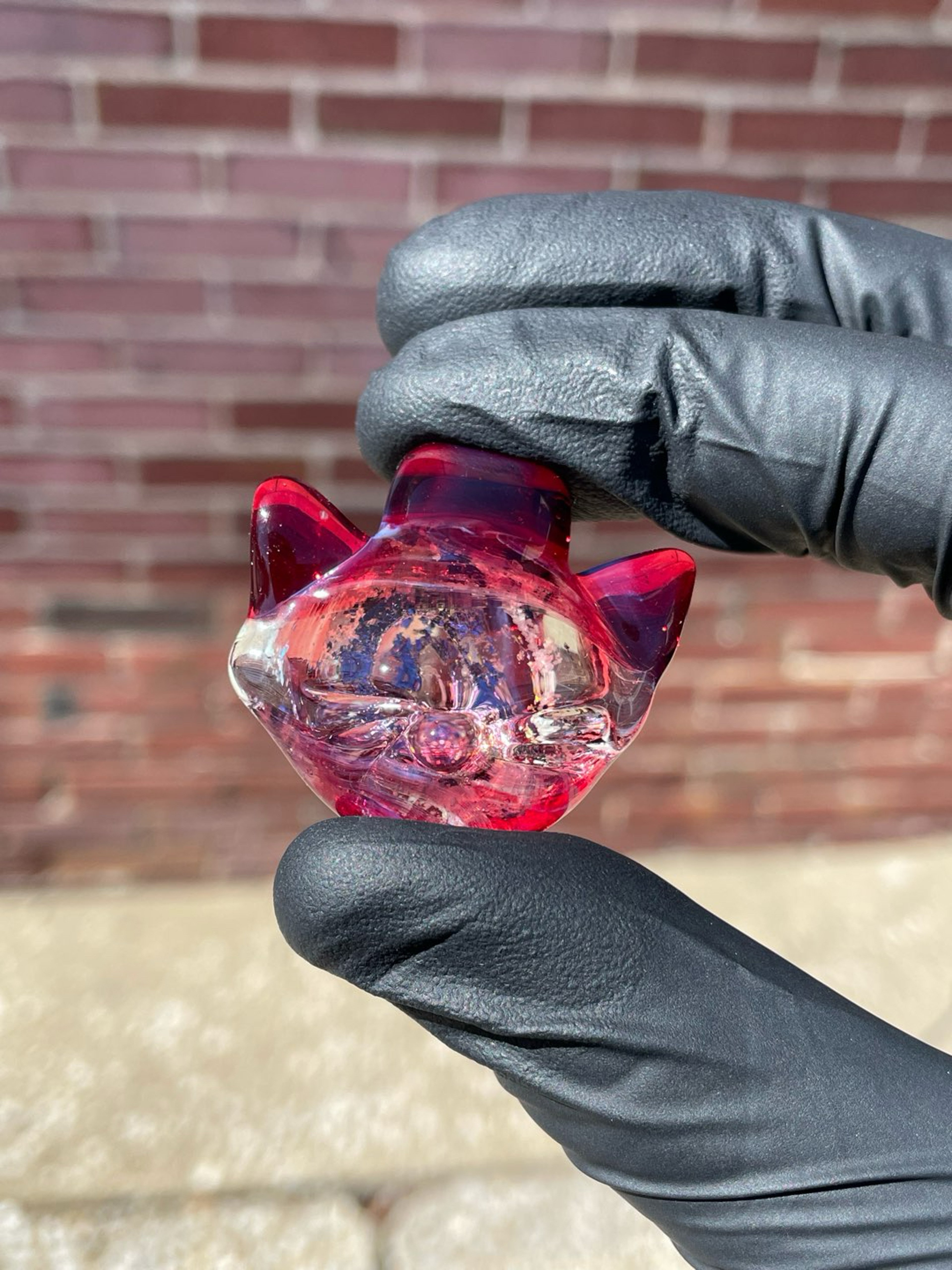 Preview pic of CiciKitty Glass Mini Kitty Pendant