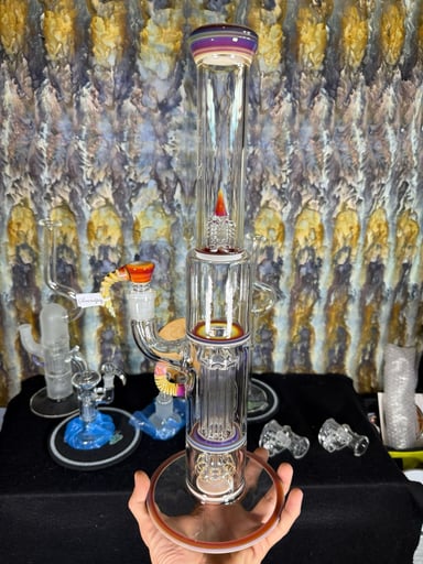 Preview pic of 65mm sovereignty glass straight foot FA peyote pillar