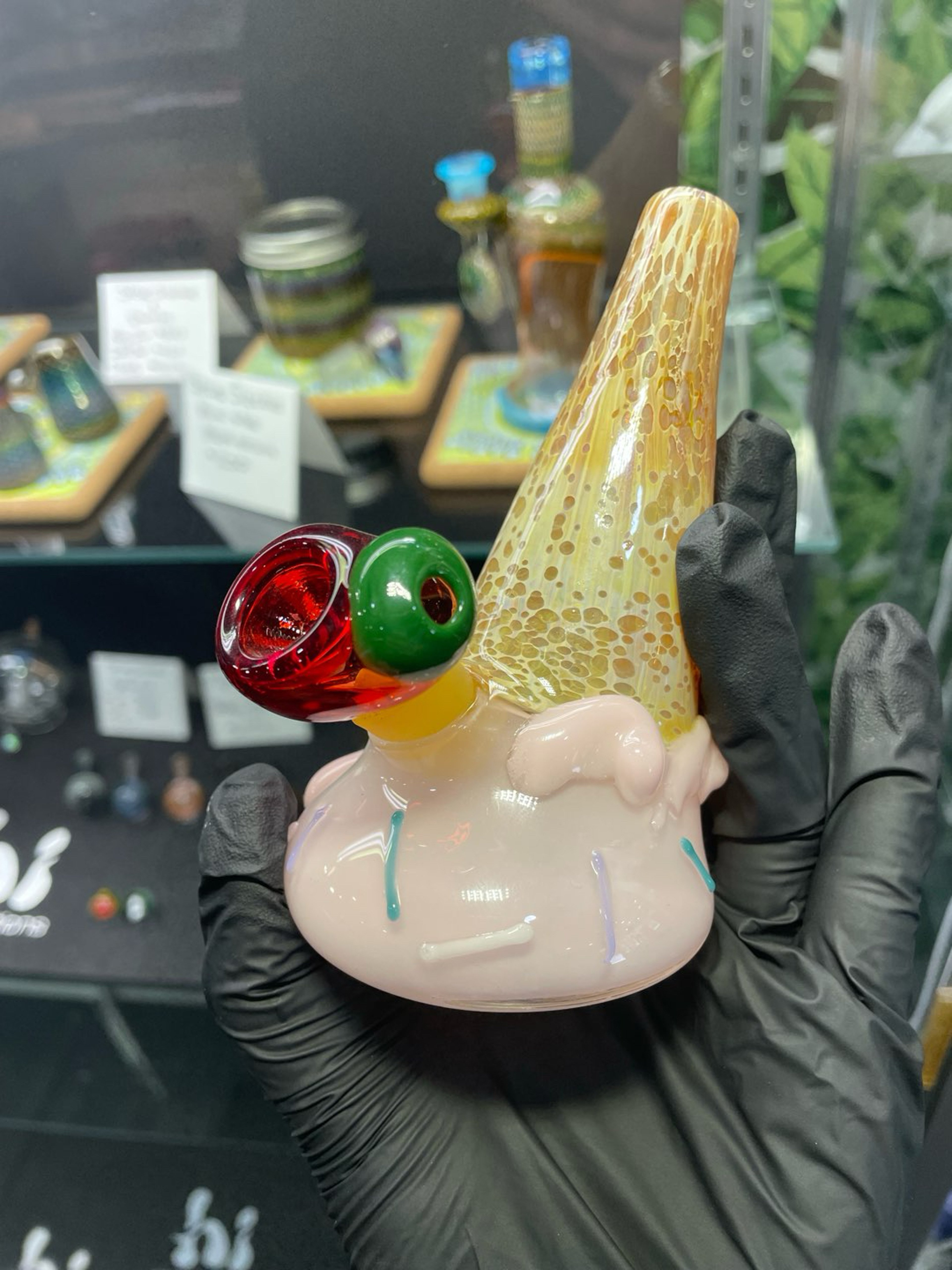 Preview pic of Christina Cody Ice Cream Cone Bubbler Pink