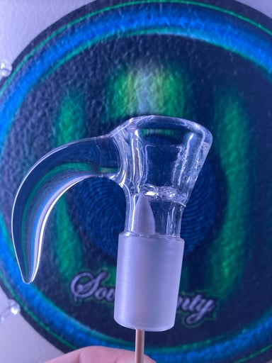 Preview pic of 18mm greek glass 6 hole slide