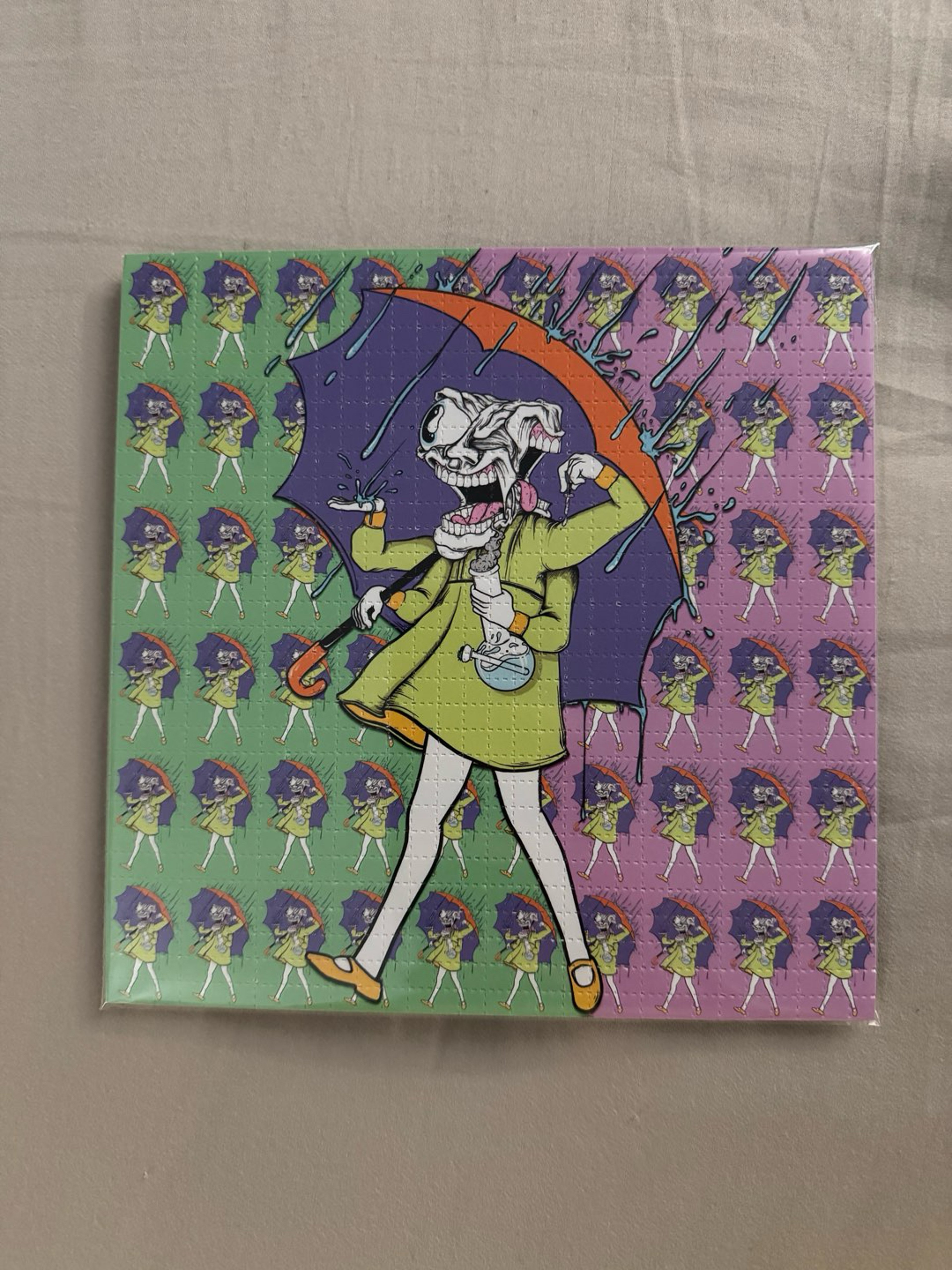 Preview pic of Aaron brooks “slinging in the Rain”blotter art