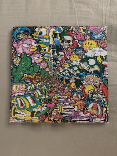 Preview pic of Aaron brooks “experiment 419” blotter art signed