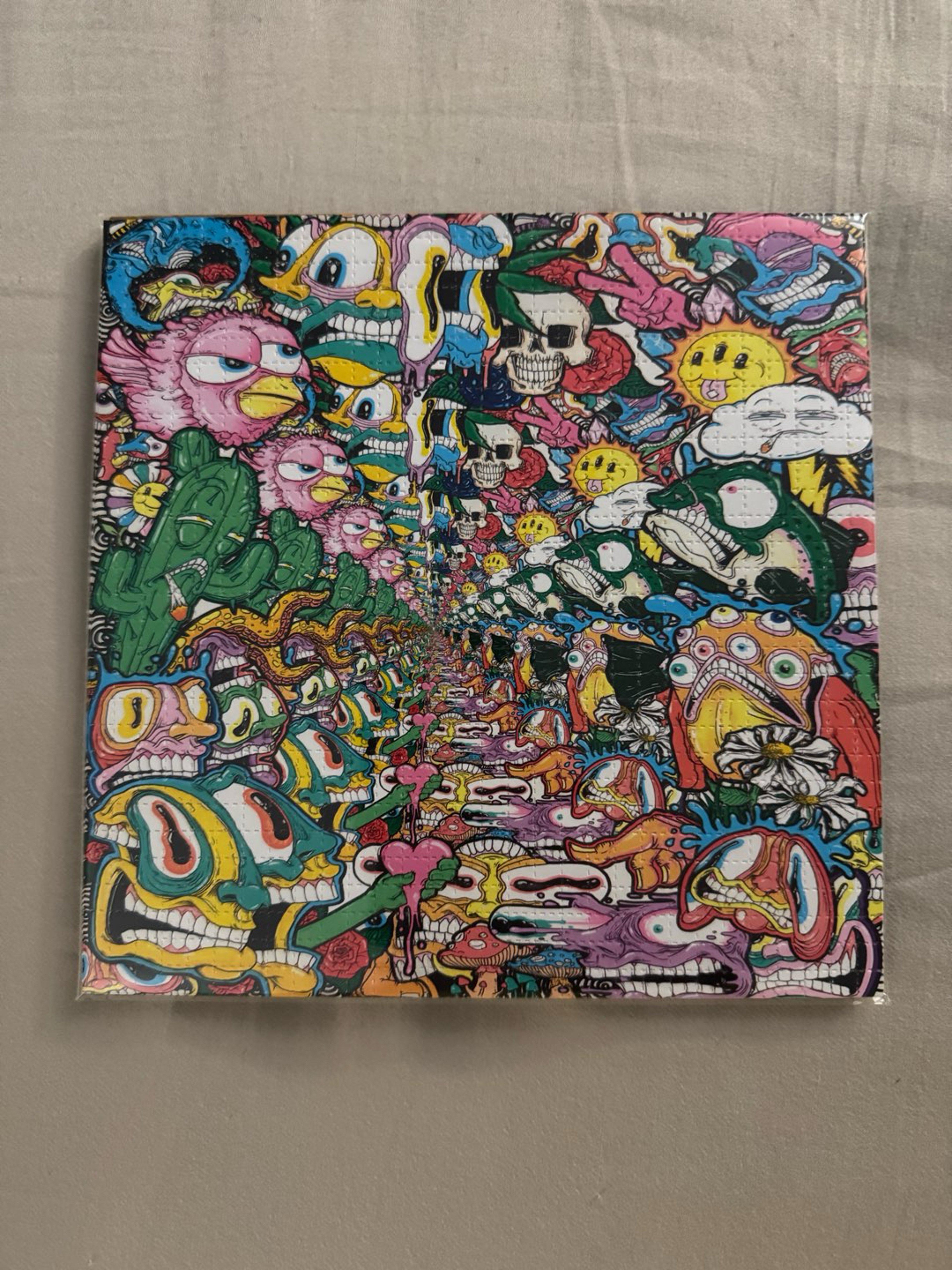 Preview pic of Aaron brooks “experiment 419” blotter art signed