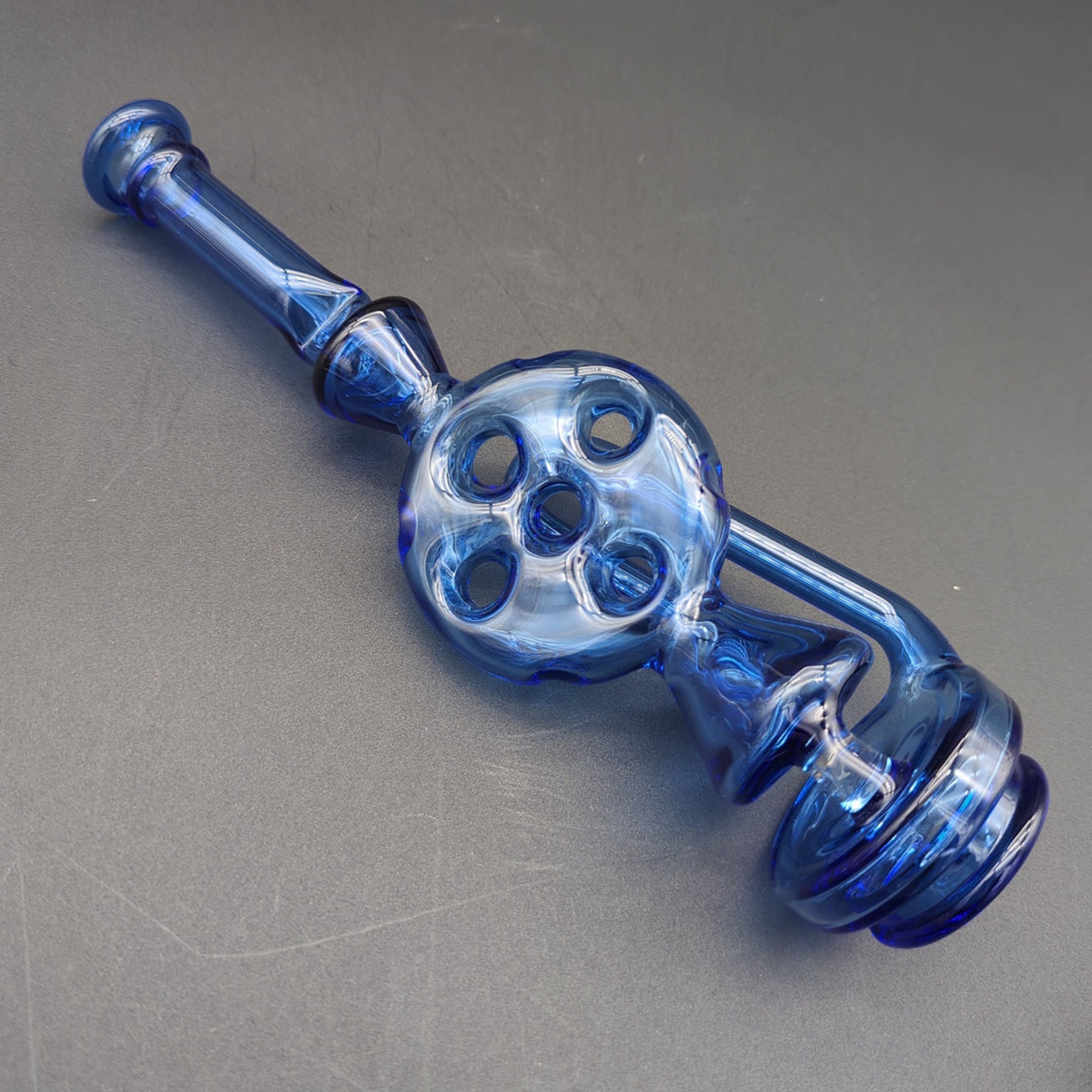 Preview pic of SWISS PERC PUFFCO PEAK GLASS TOP - Blue