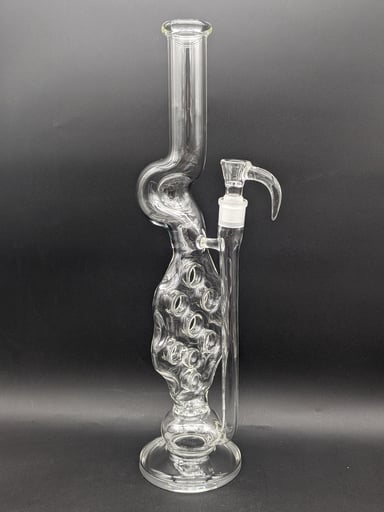 Preview pic of 18” SWISS PERC GREEK GLASS TUBE 2.0