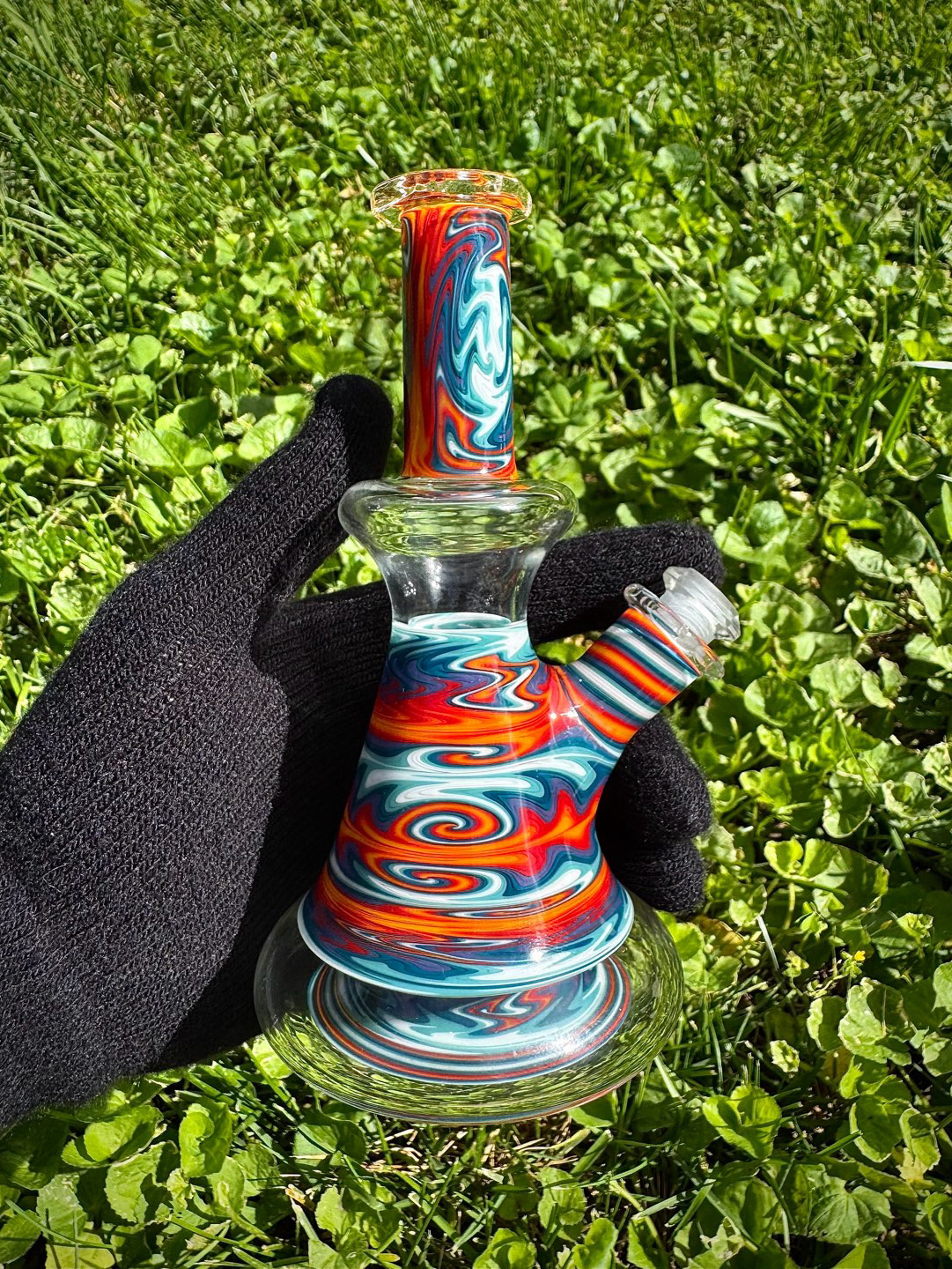 Preview pic of Hel Raiser Fire & Ice Faceted 10mm Mini Tube
